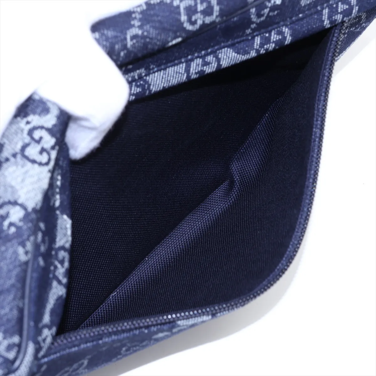 GG Denim 851706 Denim Body Bag, Blue — view 8