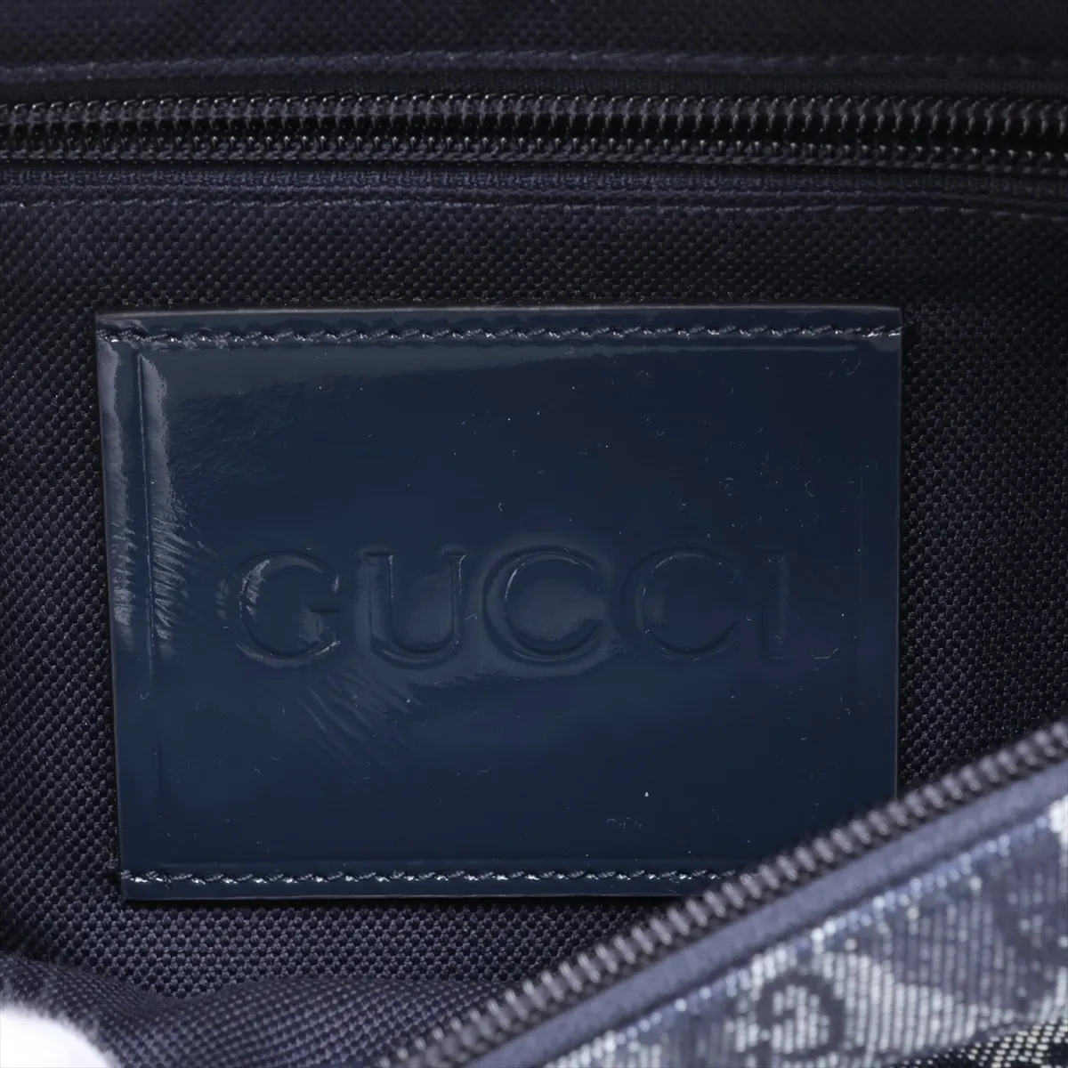 GG Denim 851706 Denim Body Bag, Blue — view 10