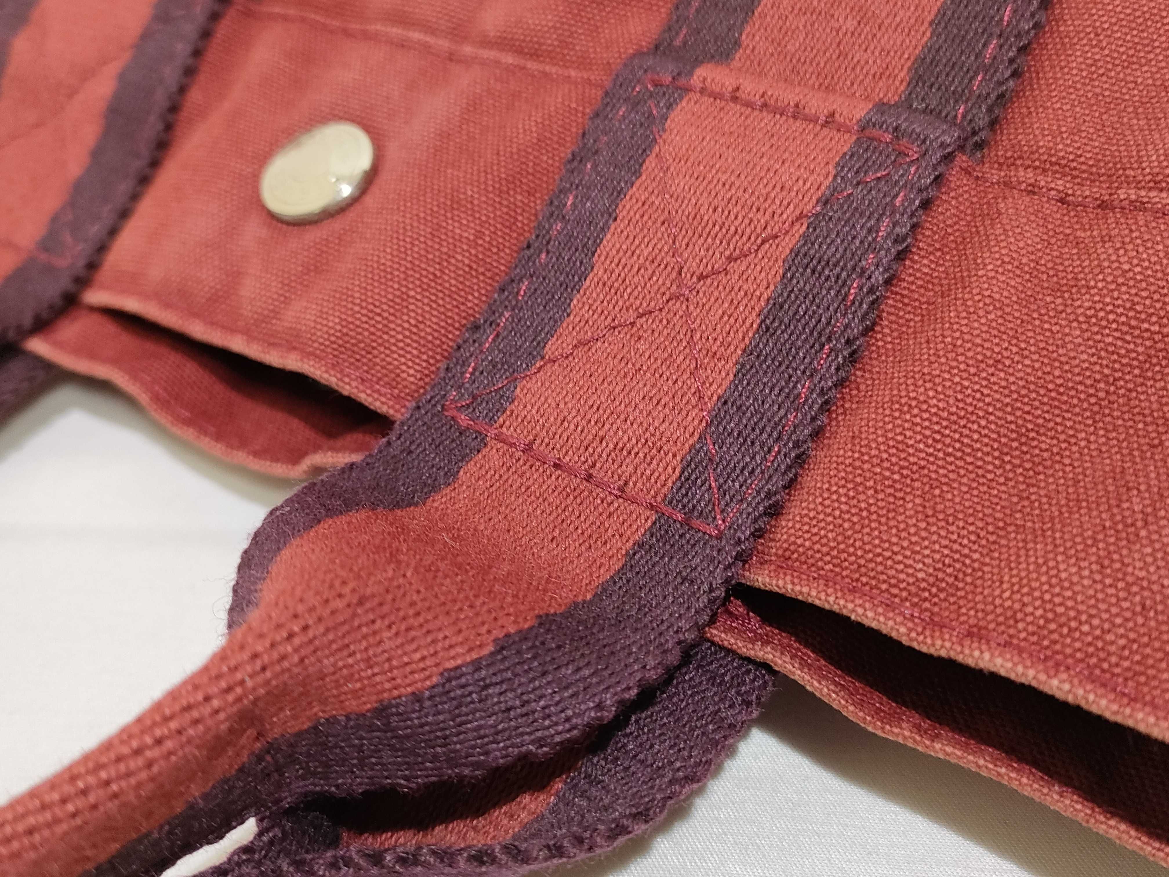 Fourre-Tout PM Handbag (Burgundy/Black) — view 5