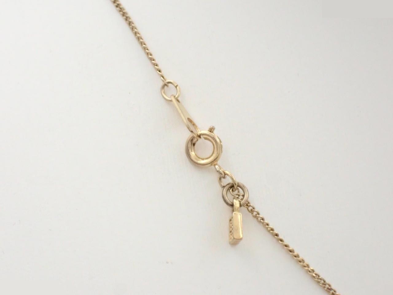 Gold necklace, chain approximately 40cm — view 2