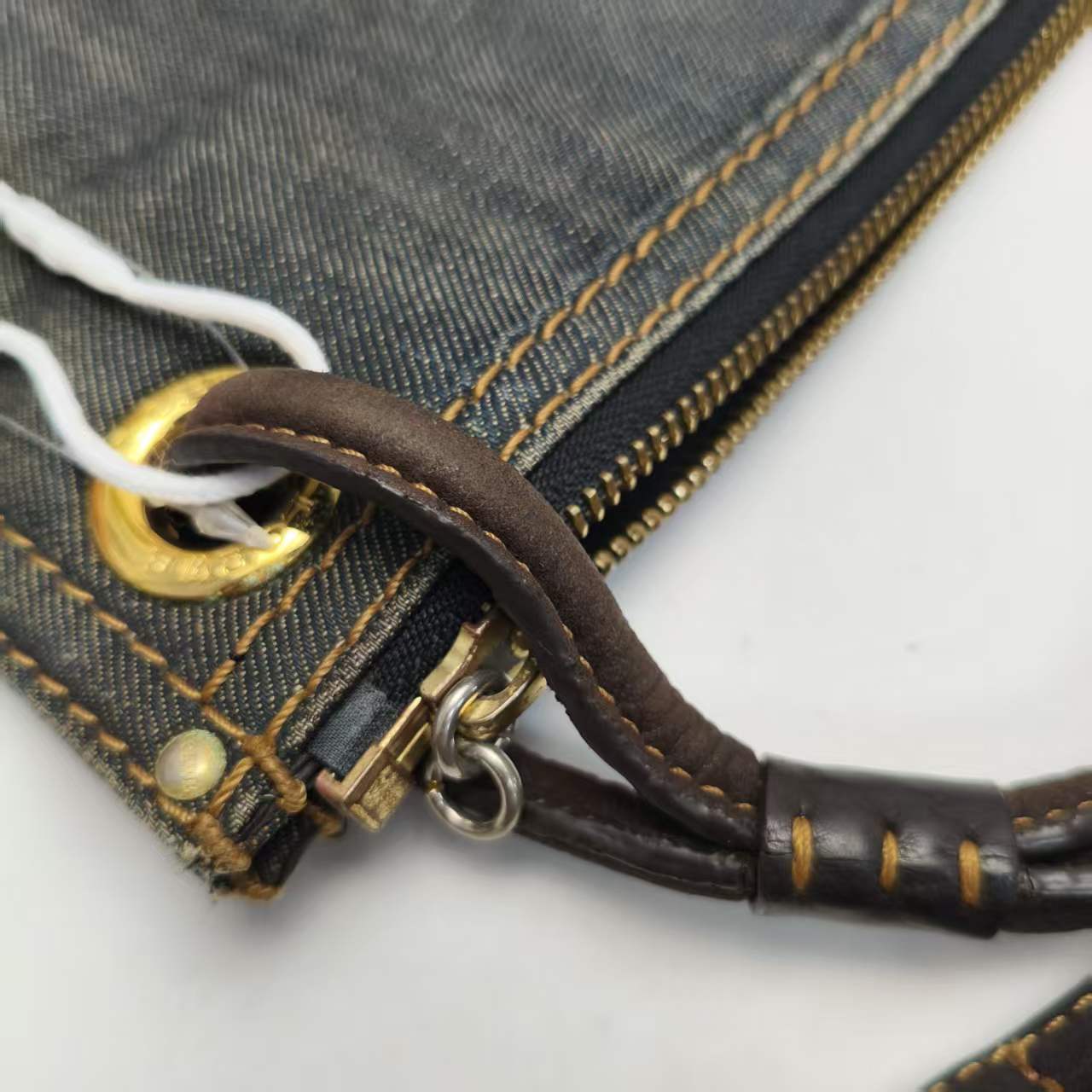 【*Shipped from: China*】LOEWE Denim Shoulder Bag — view 12