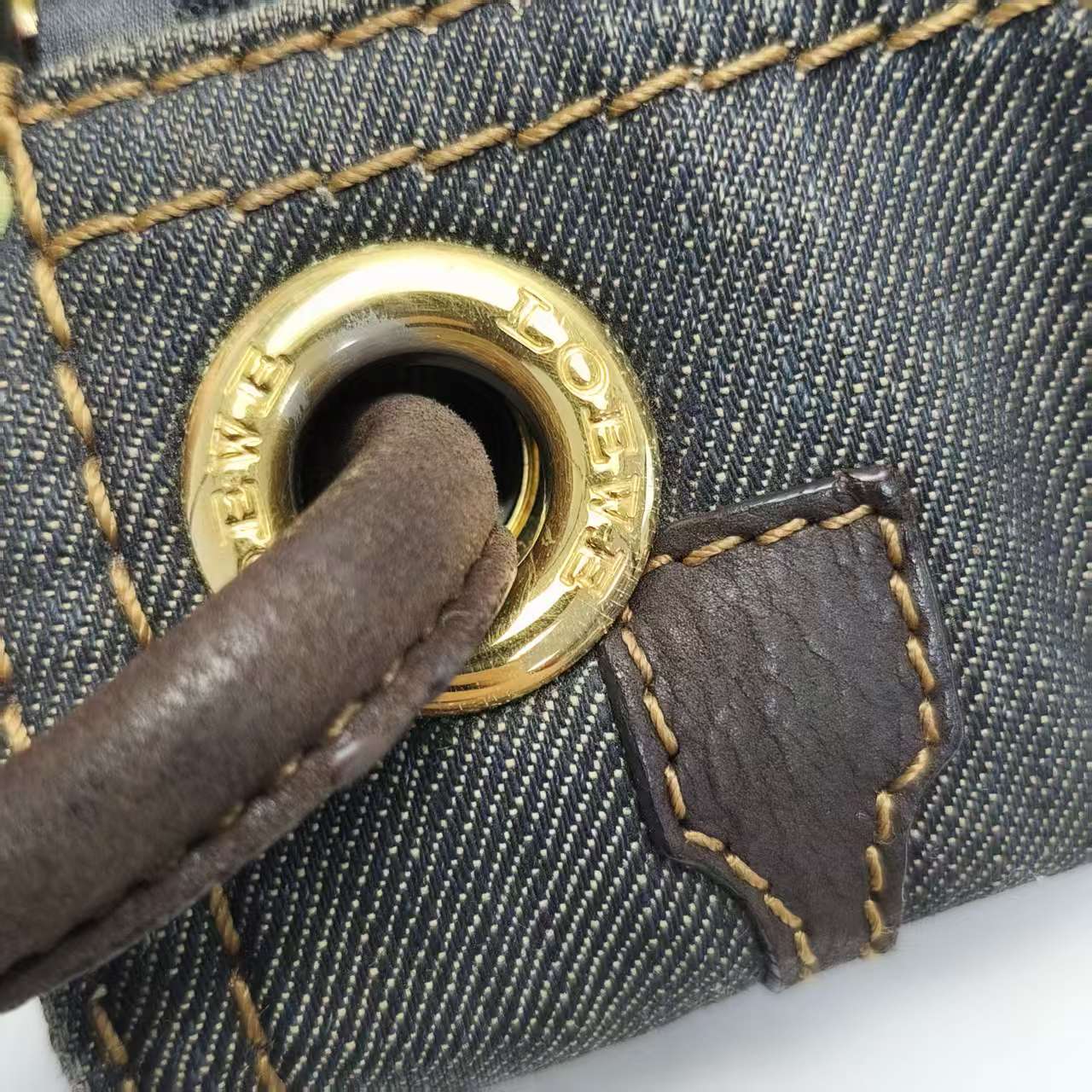 【*Shipped from: China*】LOEWE Denim Shoulder Bag — view 14