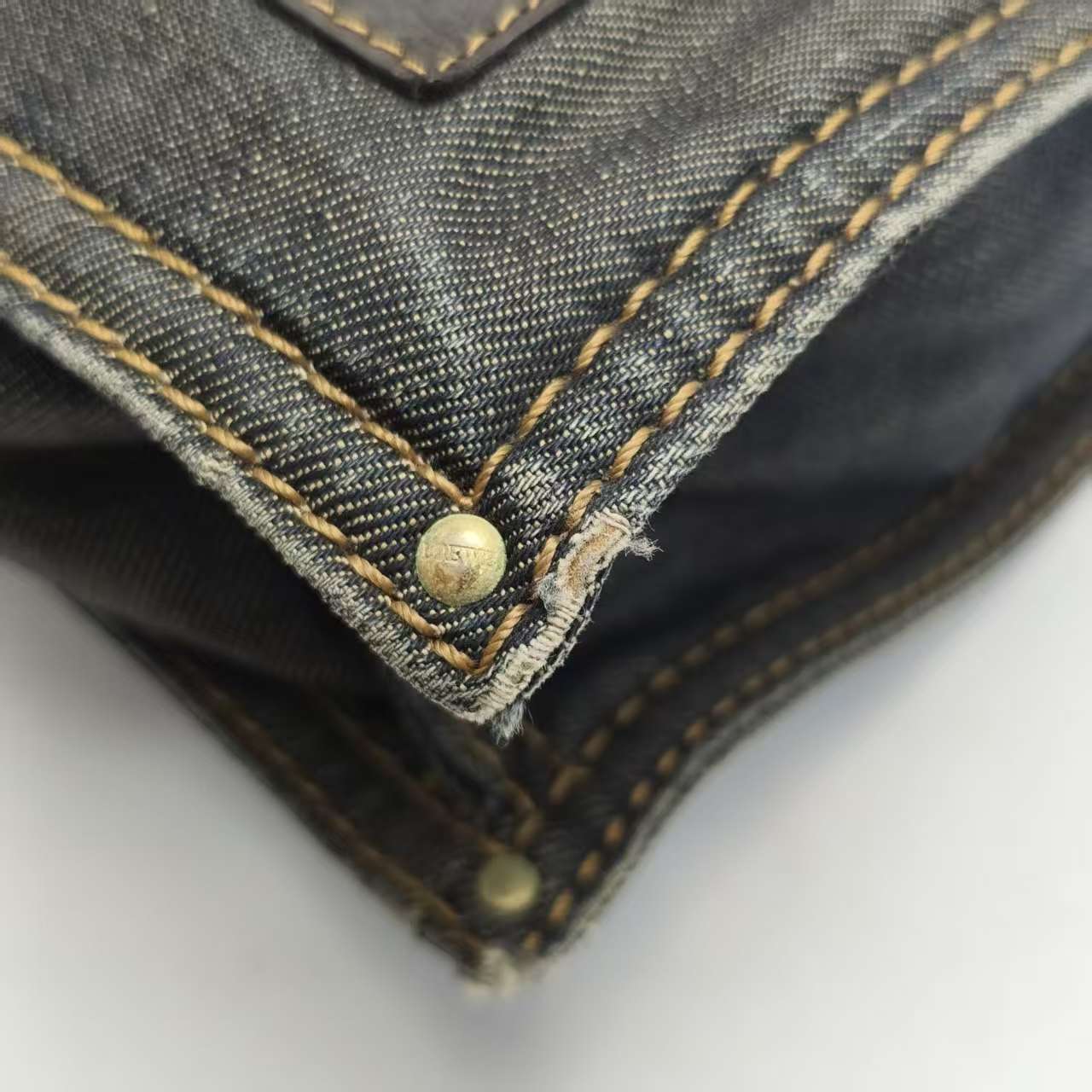 【*Shipped from: China*】LOEWE Denim Shoulder Bag — view 4