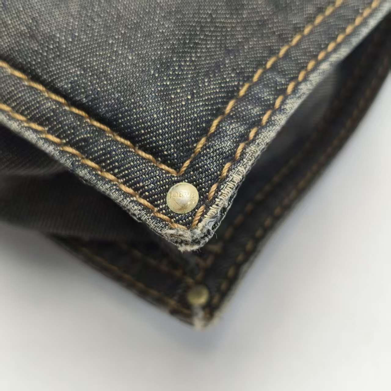 【*Shipped from: China*】LOEWE Denim Shoulder Bag — view 5