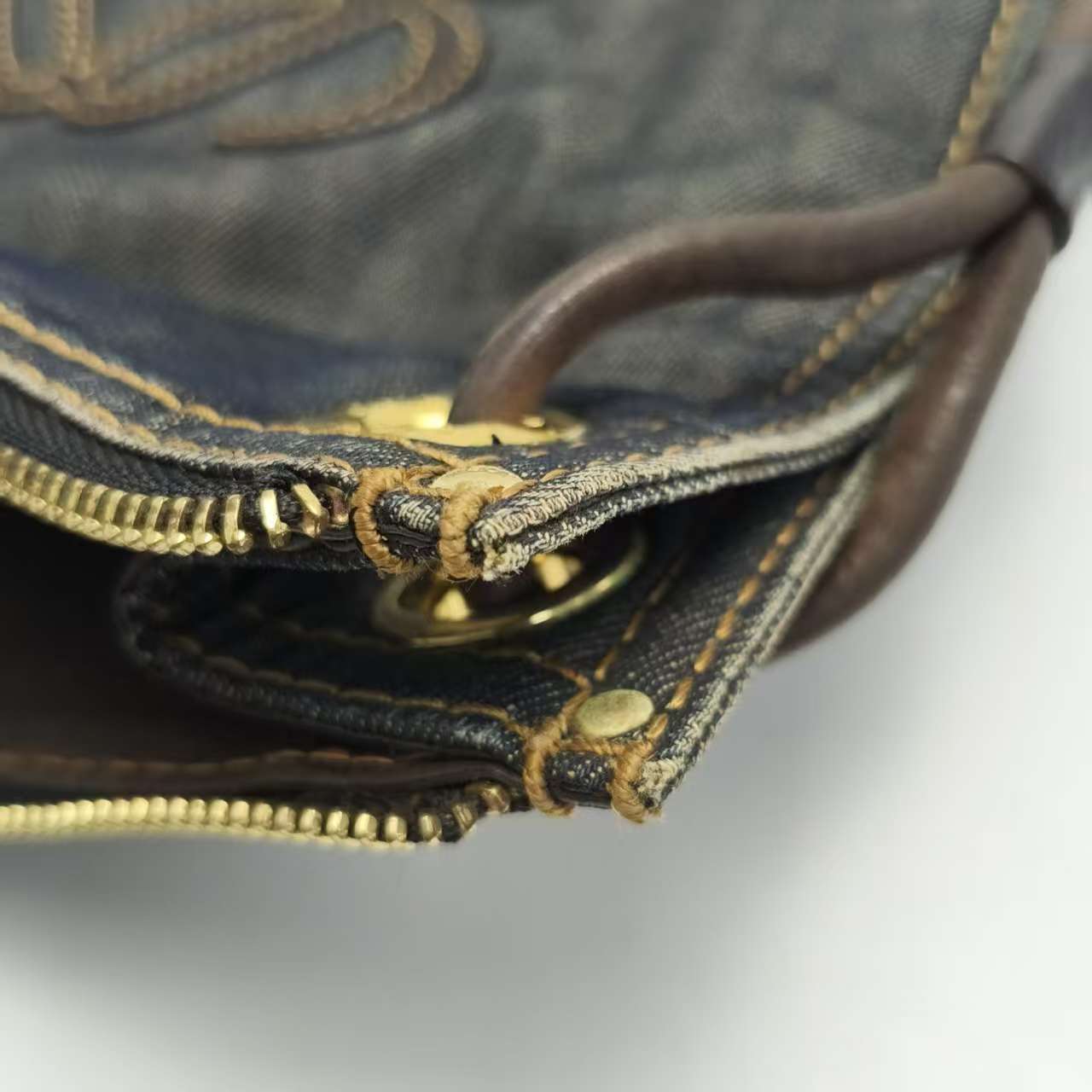 【*Shipped from: China*】LOEWE Denim Shoulder Bag — view 10