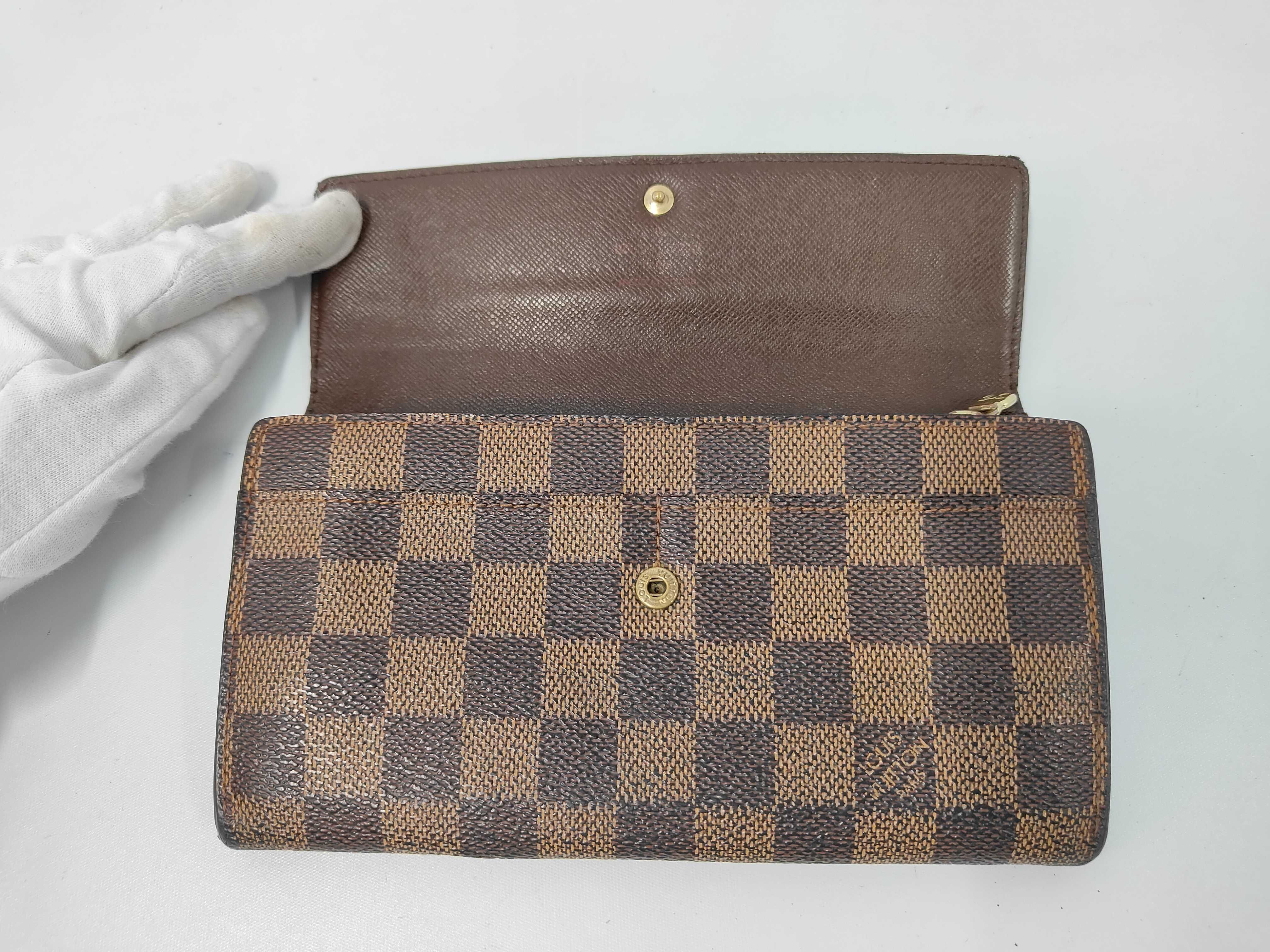 Damier Portefeuille Sarah Long Wallet — view 8