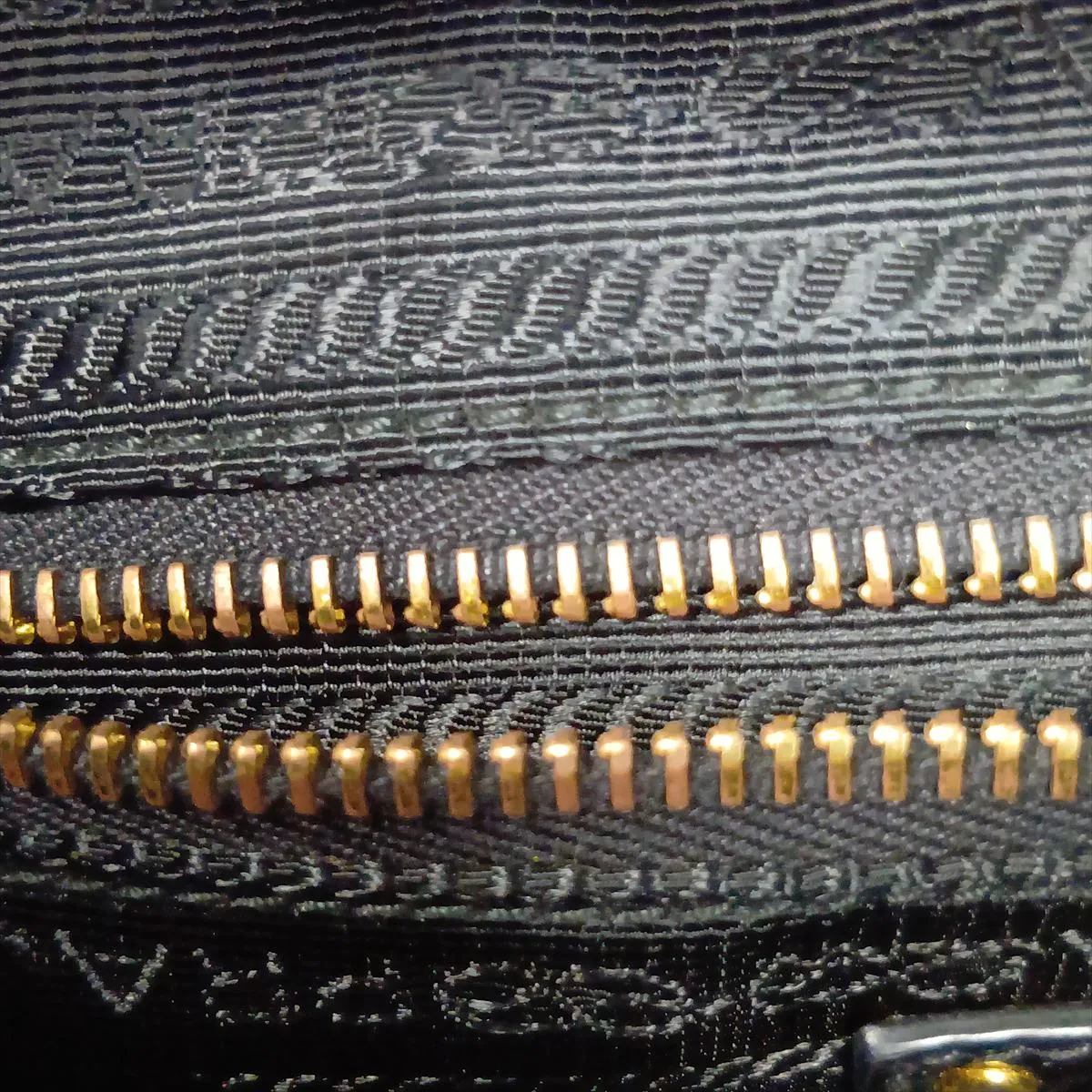 Tessuto Nylon x Leather Shoulder Bag, Black — view 12