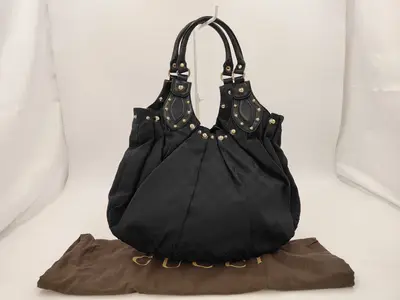 GG Canvas Handbag, Gucci GG Canvas Studded Shoulder Bag