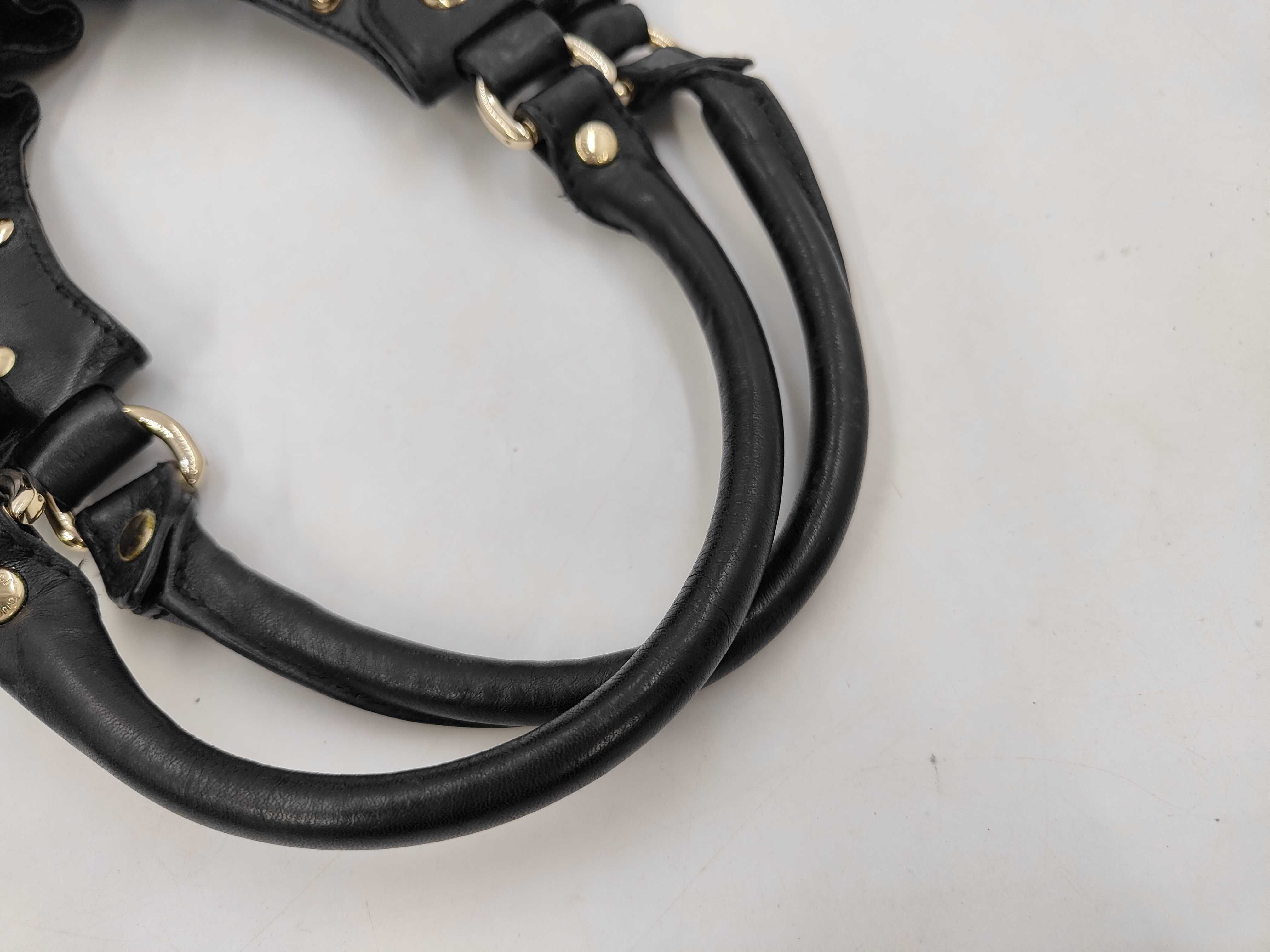 GG Canvas Handbag, Gucci GG Canvas Studded Shoulder Bag — view 5
