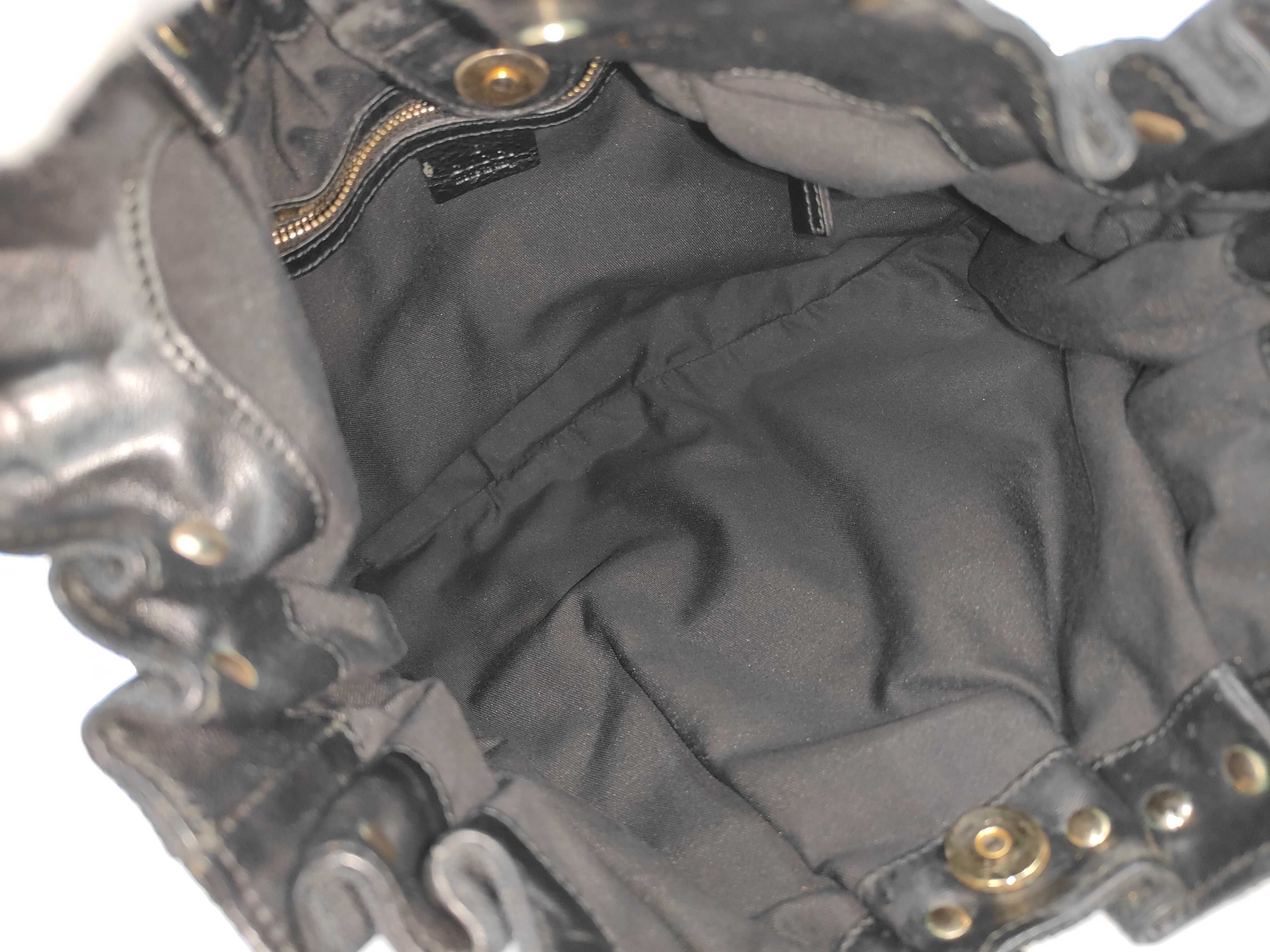 GG Canvas Handbag, Gucci GG Canvas Studded Shoulder Bag — view 8