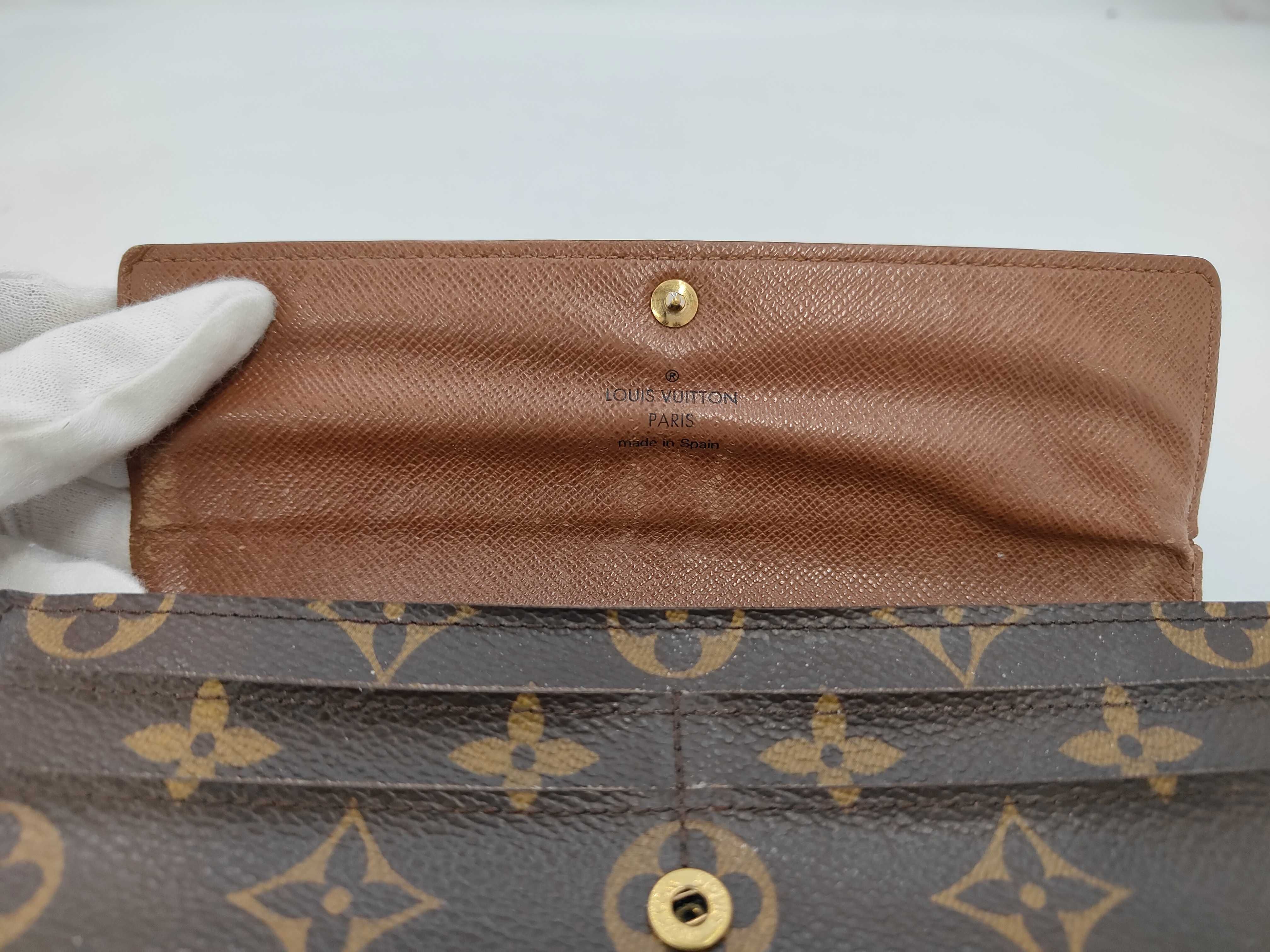 Monogram Louis Vuitton Monogram Portefeuille Sarah CA3049 Wallet — view 7