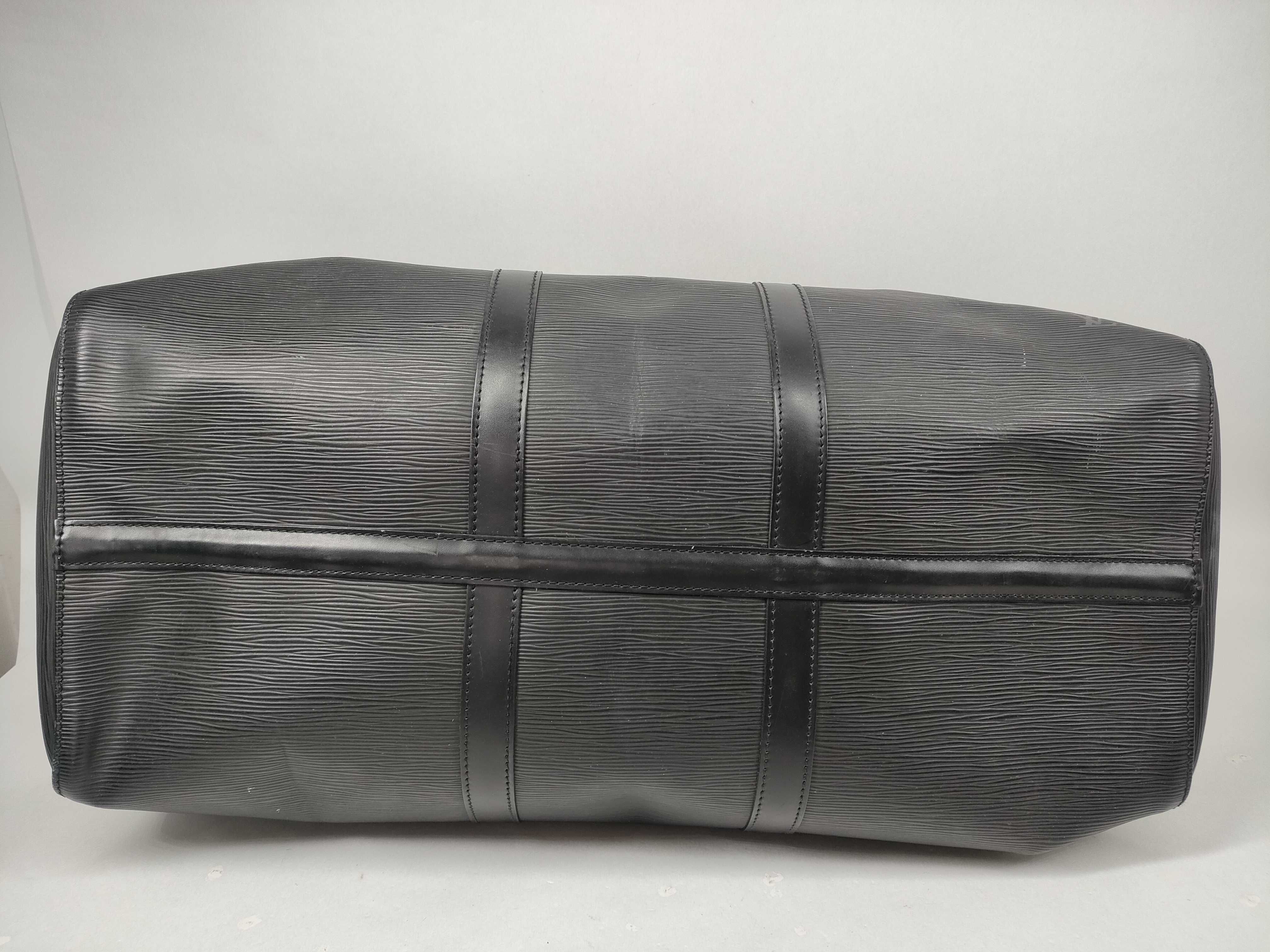 Epi M42962 Epi Keepall 50 Noir Boston Bag — view 11