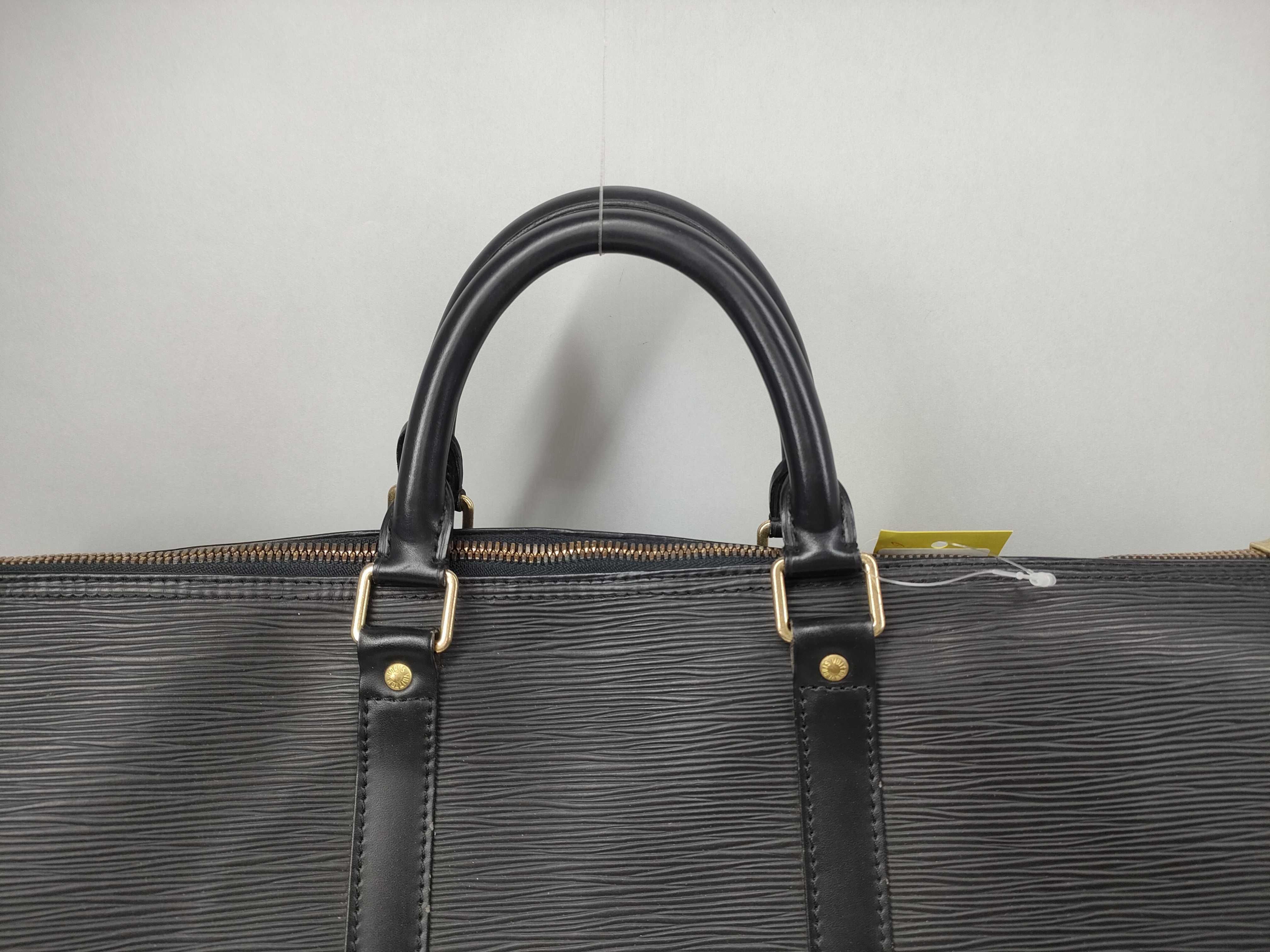 Epi M42962 Epi Keepall 50 Noir Boston Bag — view 4