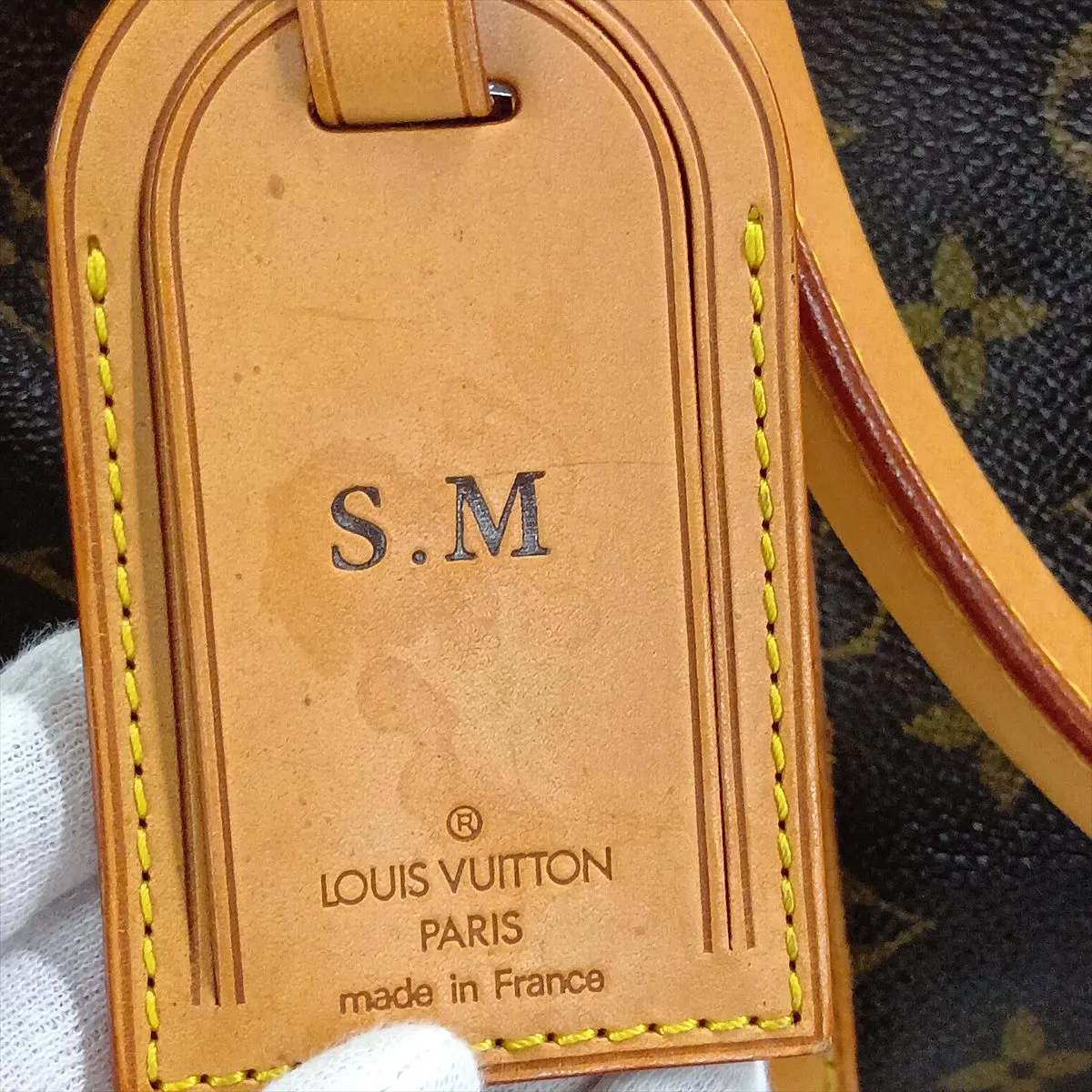 Monogram Carryall M40074 TH1006 Brown with initials — view 11