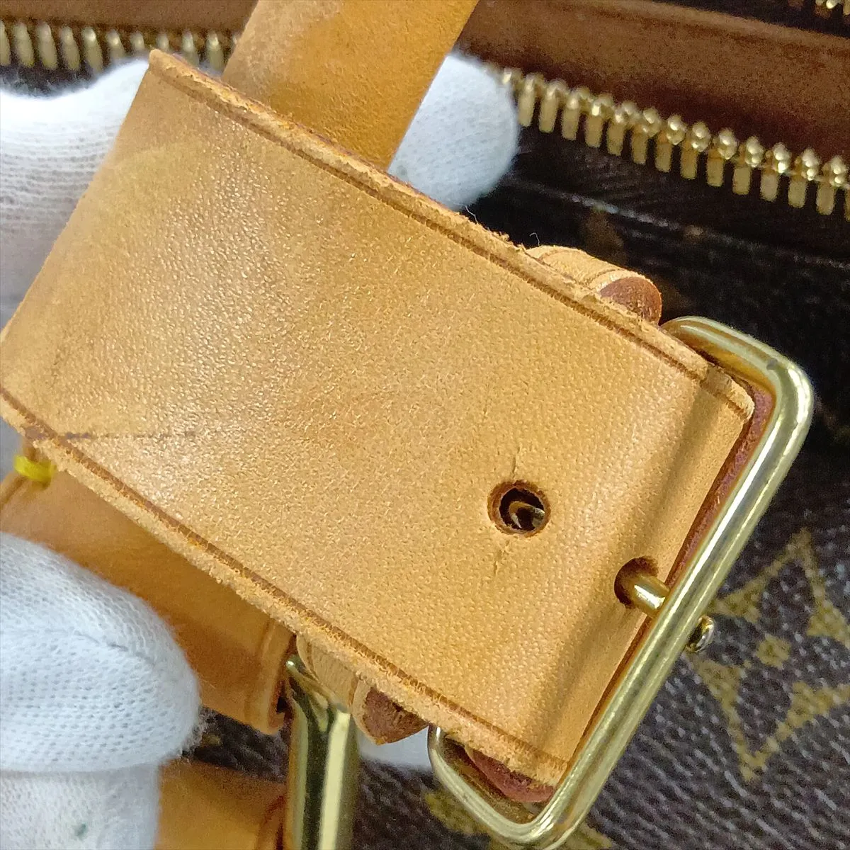 Monogram Carryall M40074 TH1006 Brown with initials — view 13