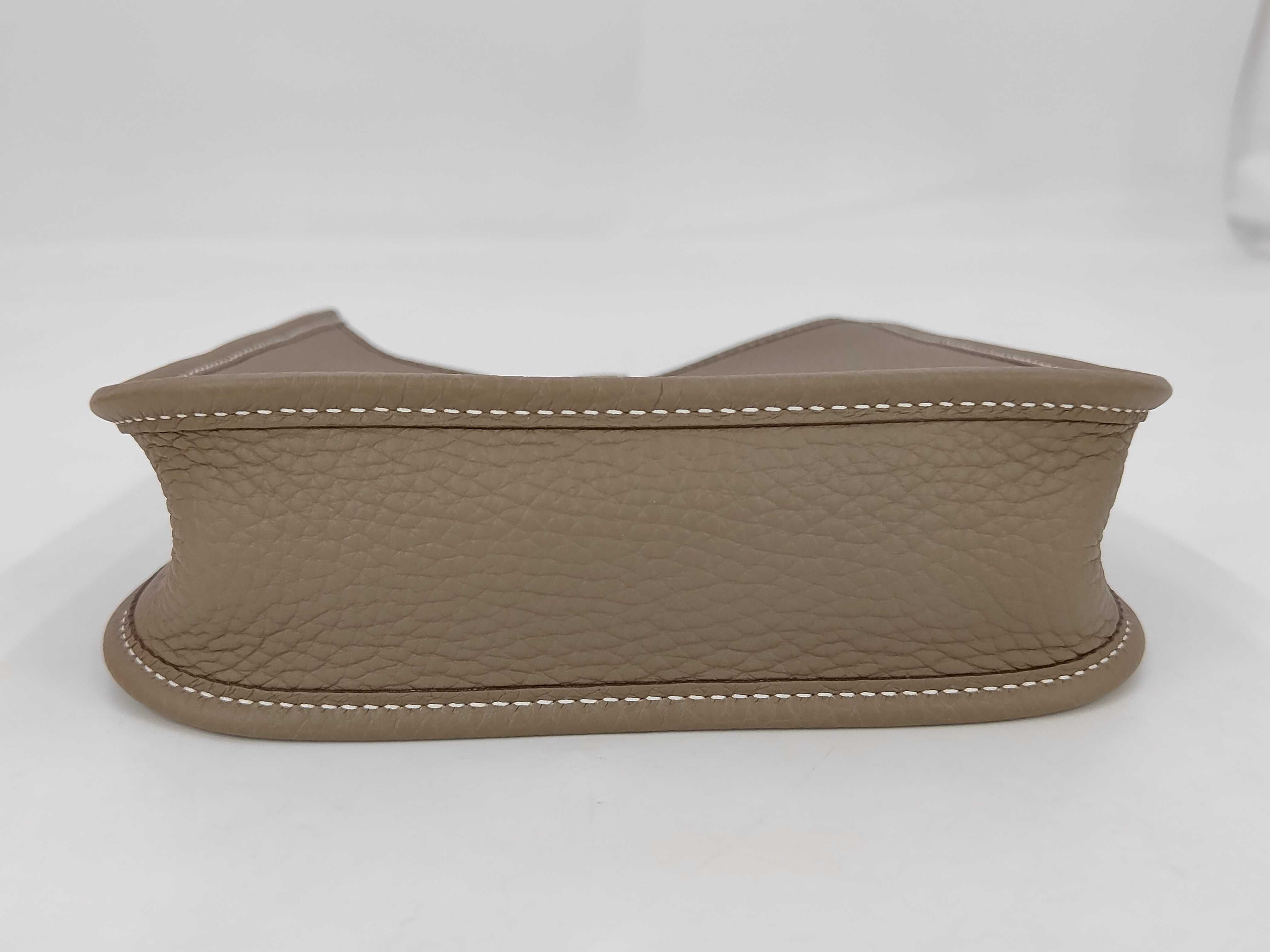 Evelyne TPM Taurillon Clemence Etoupe K Stamp Shoulder Bag — view 4