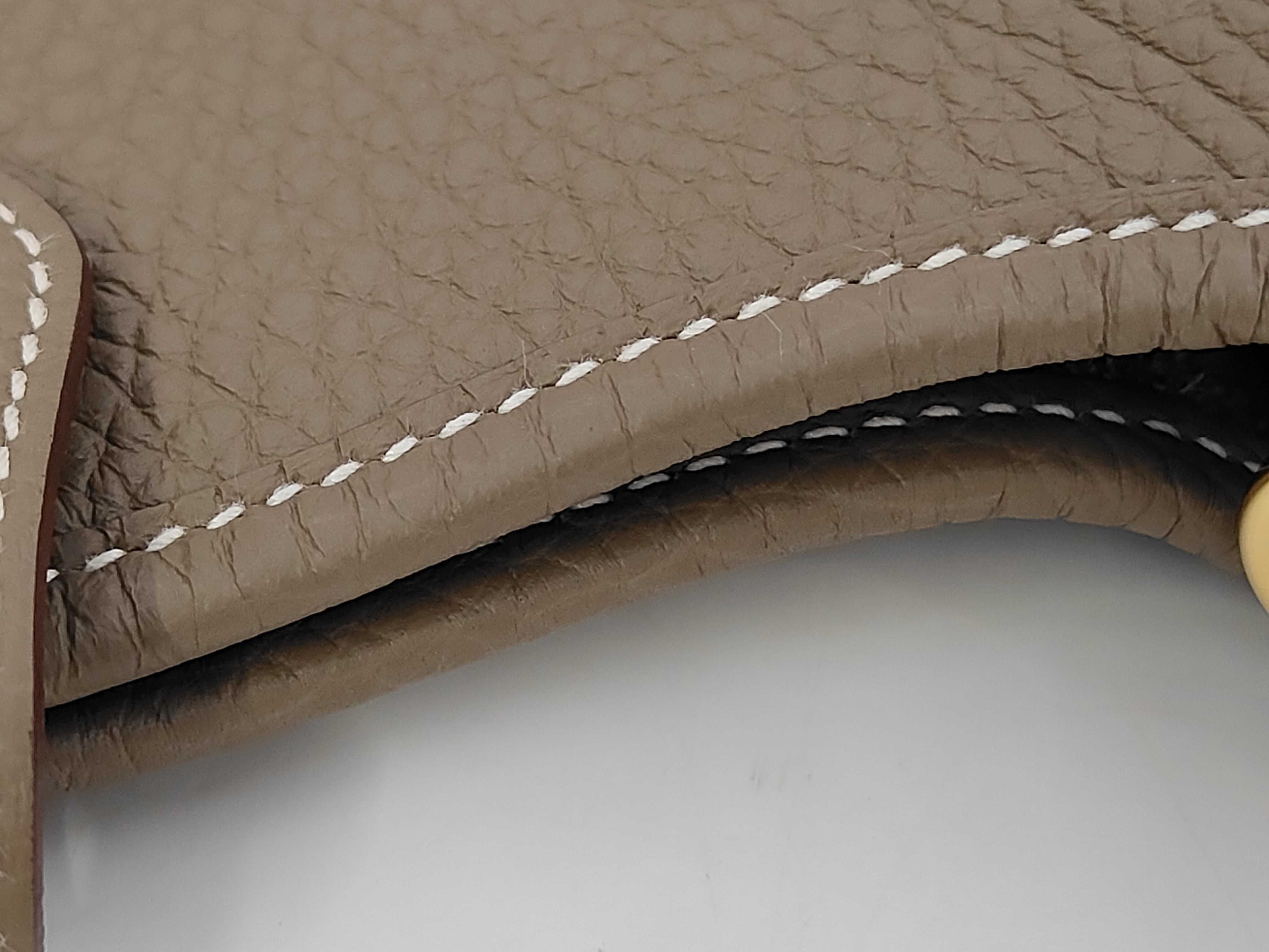 Evelyne TPM Taurillon Clemence Etoupe K Stamp Shoulder Bag — view 9