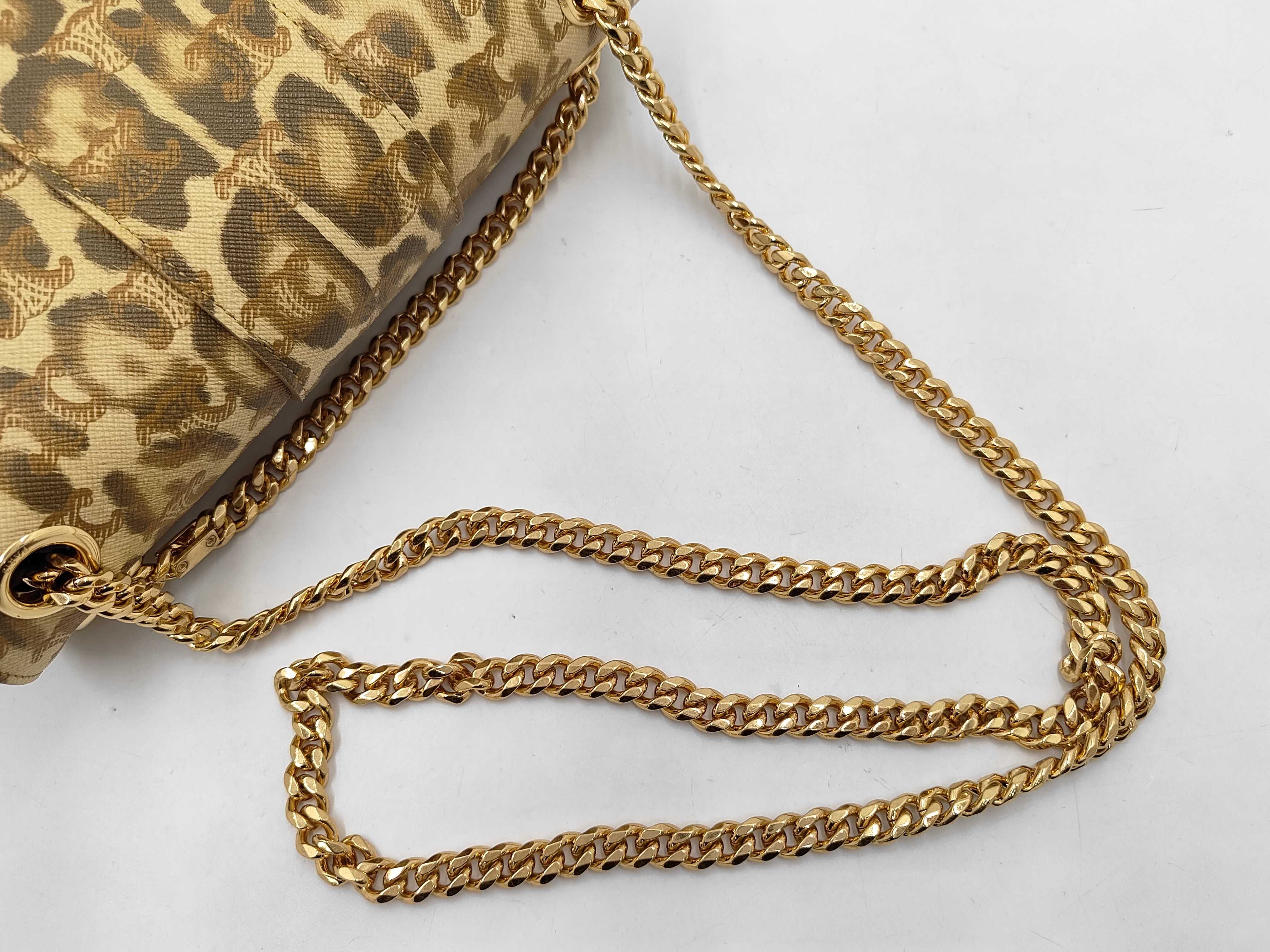 Unused Victoire Chain Shoulder Leopard Print Shoulder Bag — view 3