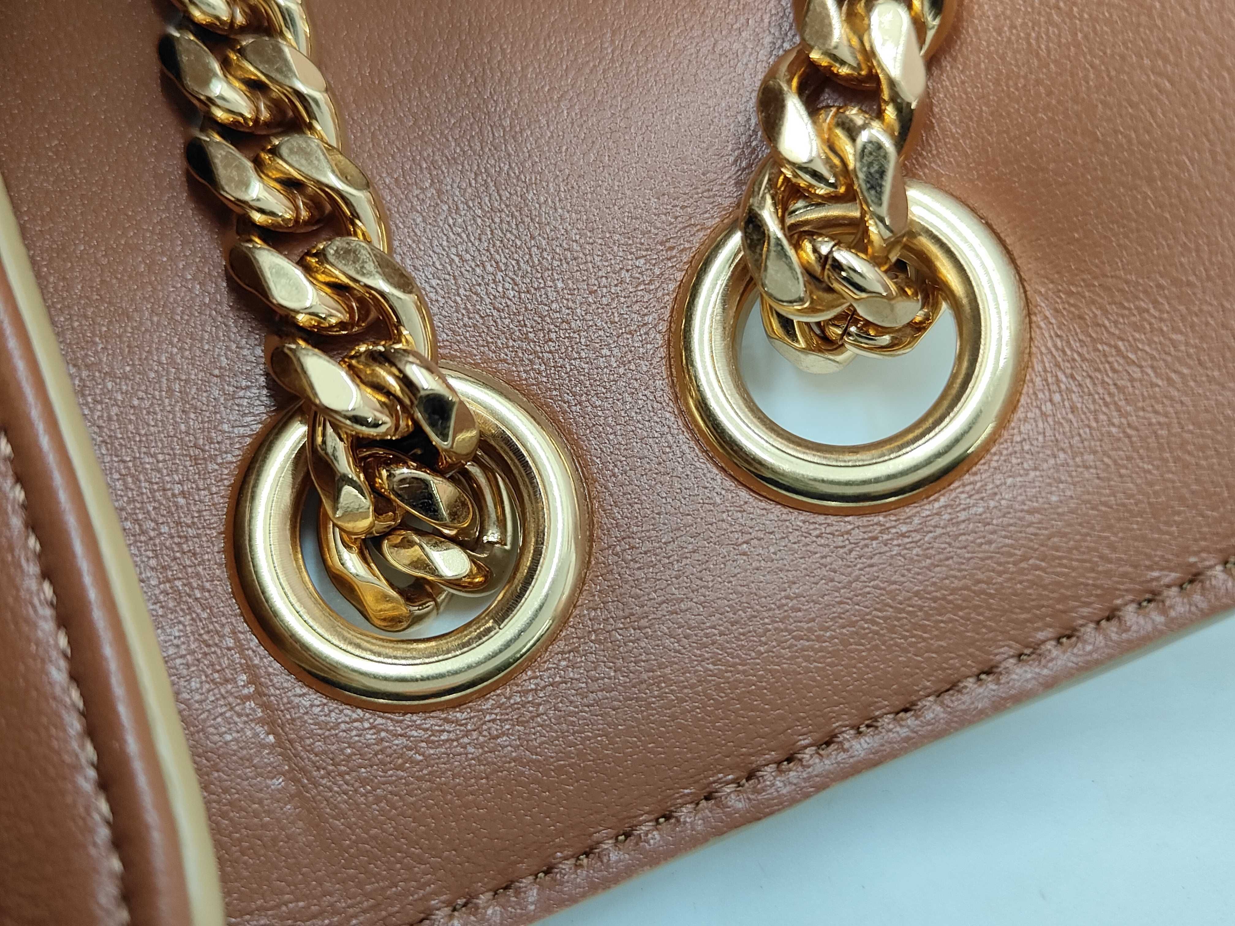 Unused Victoire Chain Shoulder Leopard Print Shoulder Bag — view 5