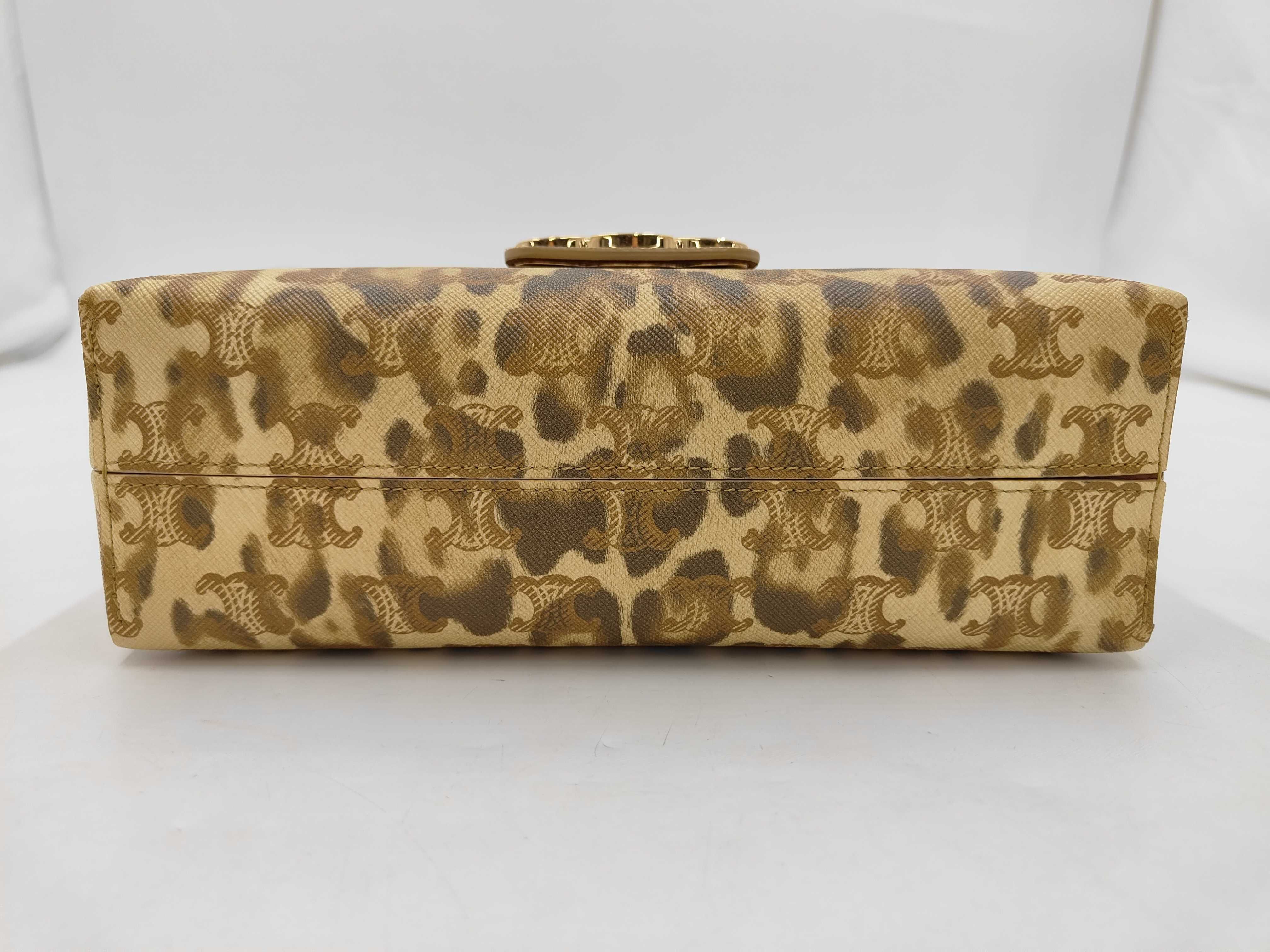 Unused Victoire Chain Shoulder Leopard Print Shoulder Bag — view 6