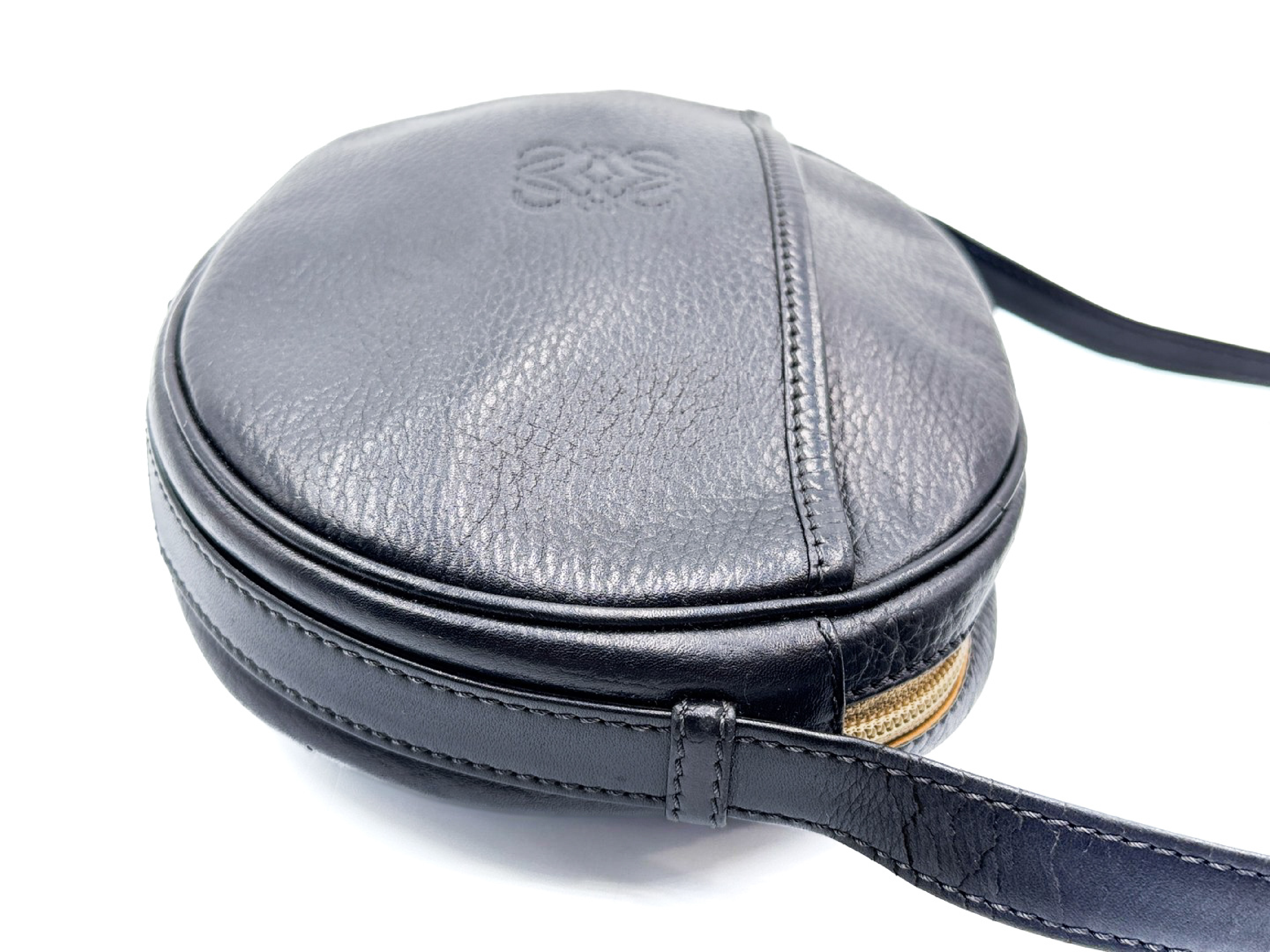 Anagram Gold Hardware Leather Shoulder Bag — view 5