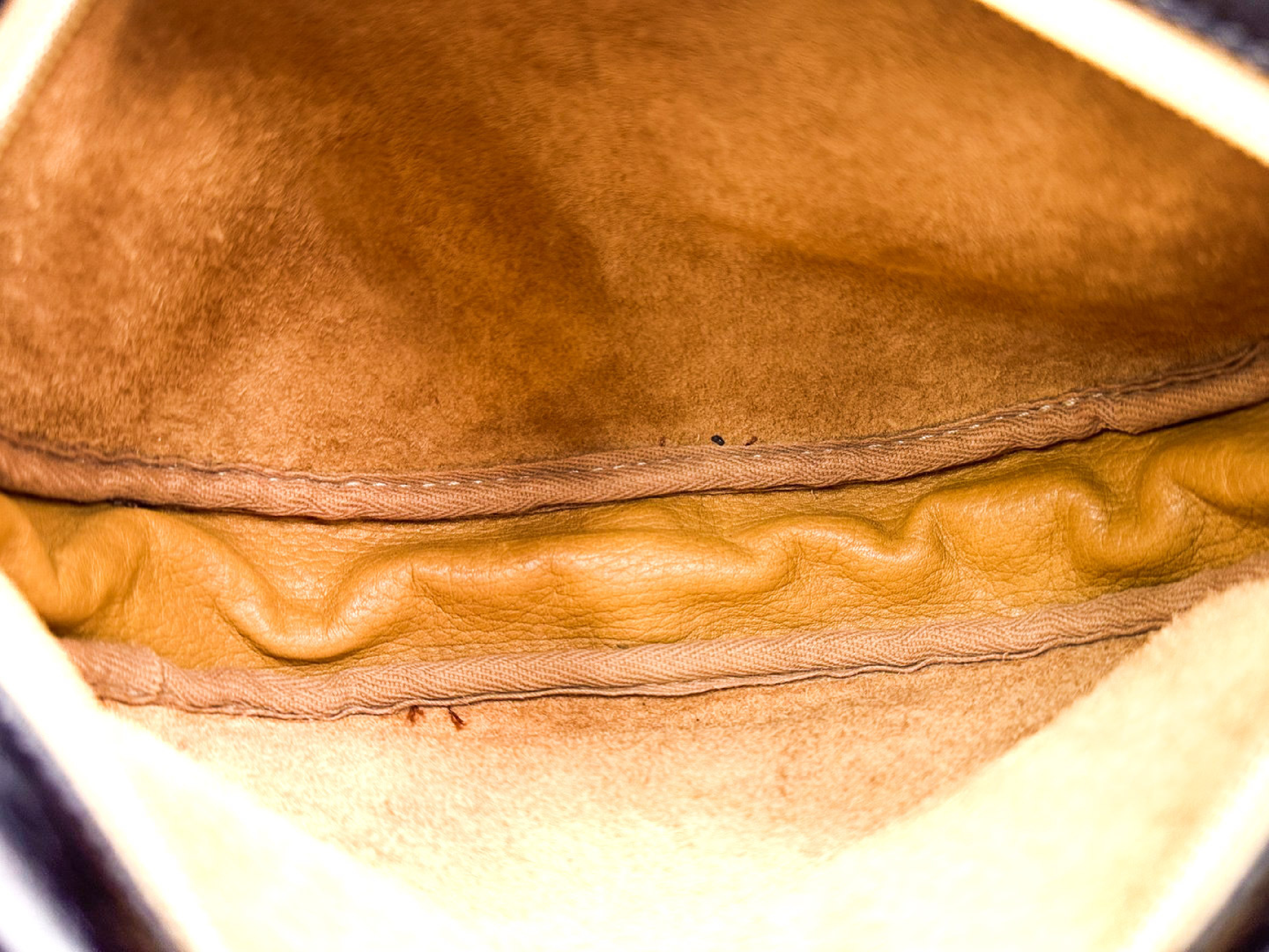 Anagram Gold Hardware Leather Shoulder Bag — view 10