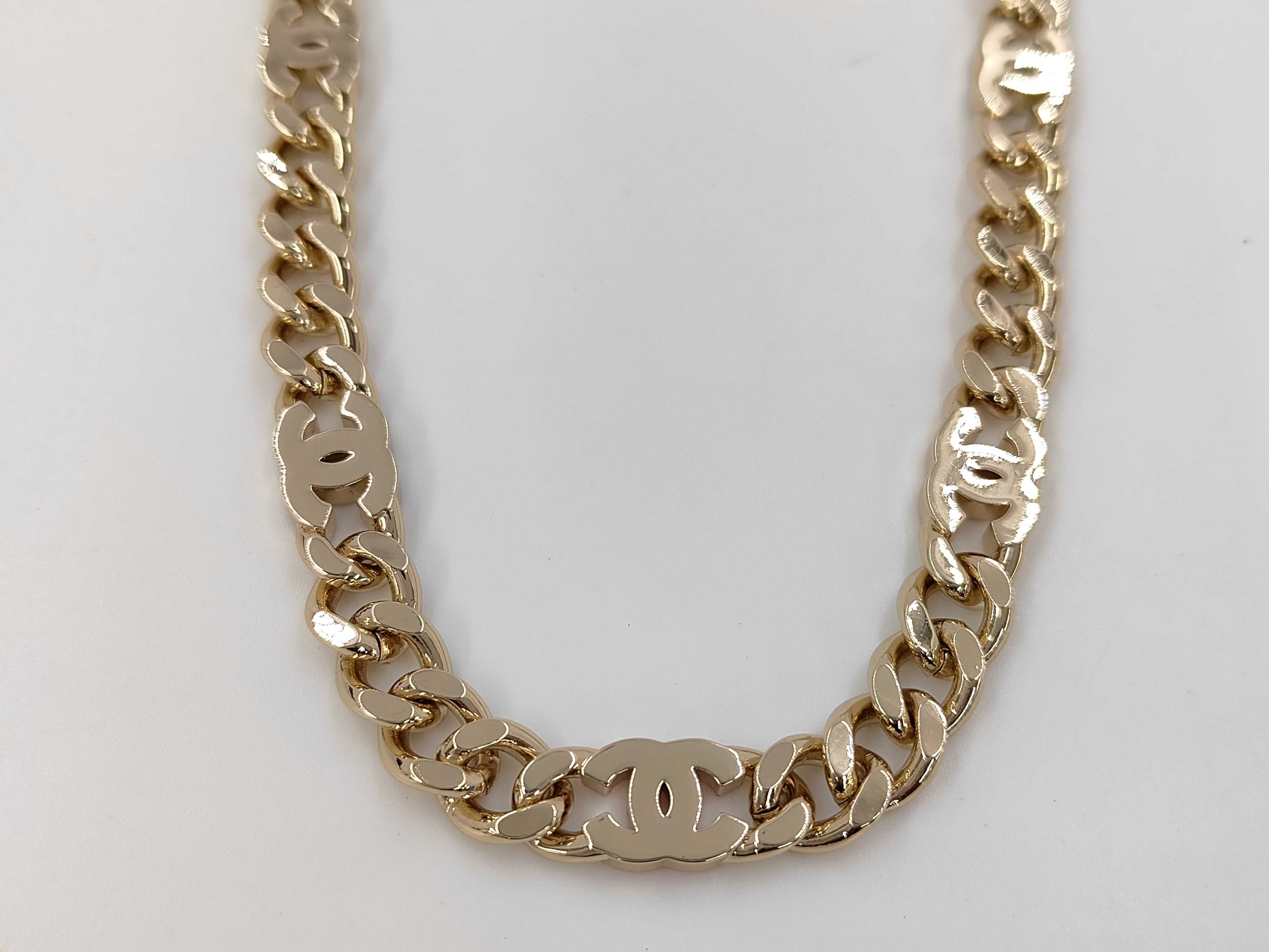 Necklace B24C Coco Mark Multicolor Gold Choker Necklace — view 2