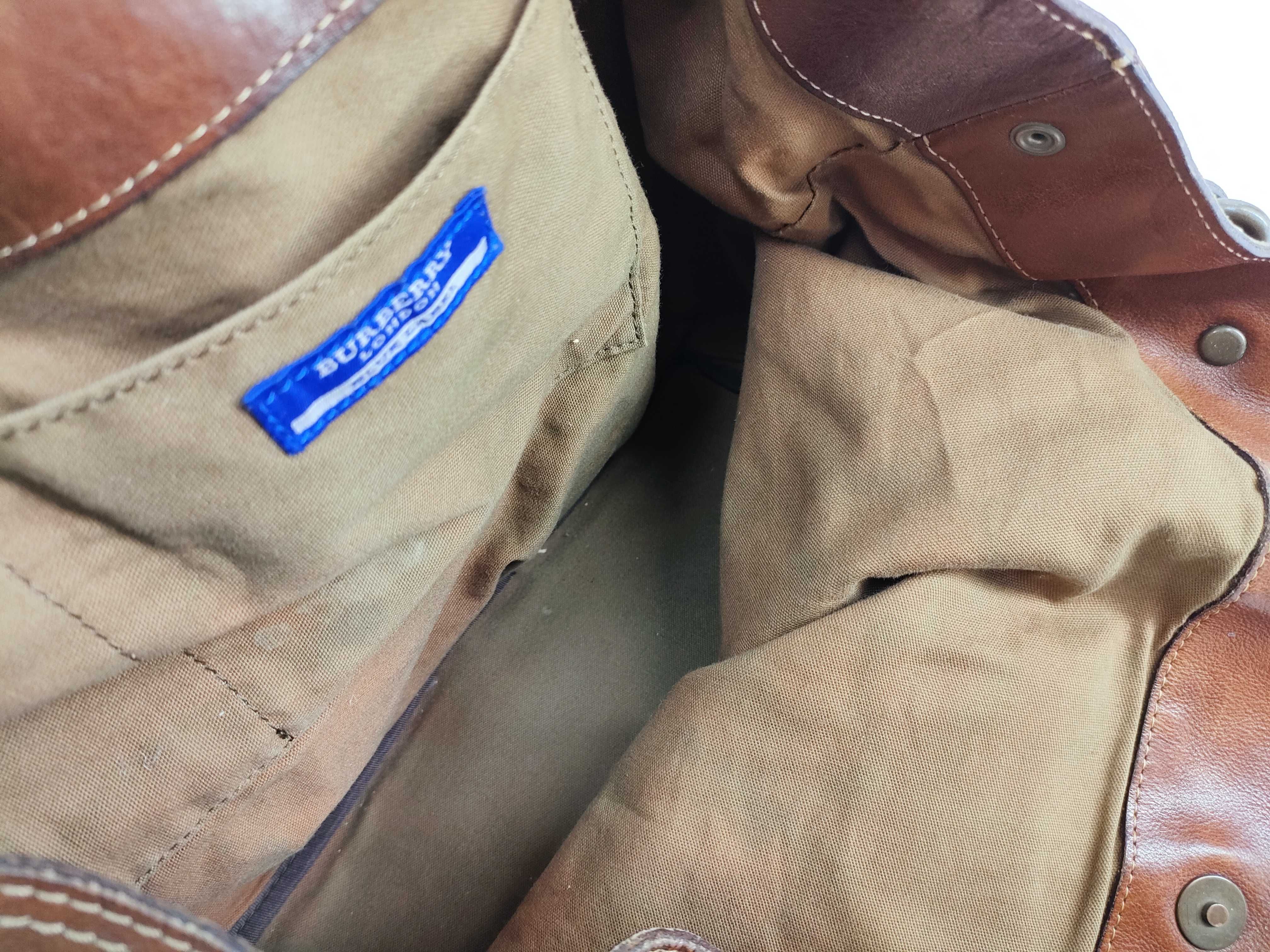 Blue Label Burberry Blue Label Denim Tote Bag — view 11