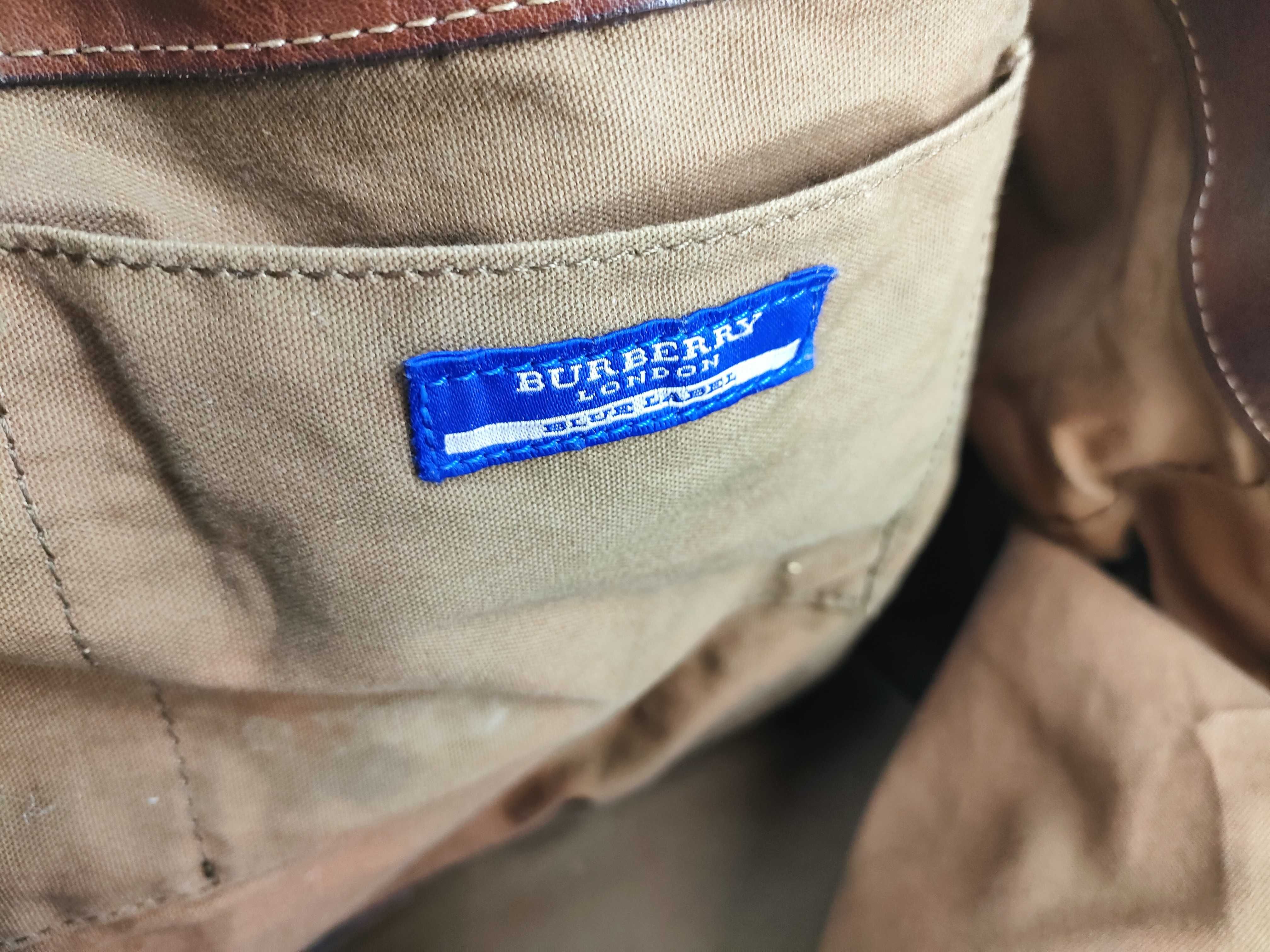 Blue Label Burberry Blue Label Denim Tote Bag — view 13