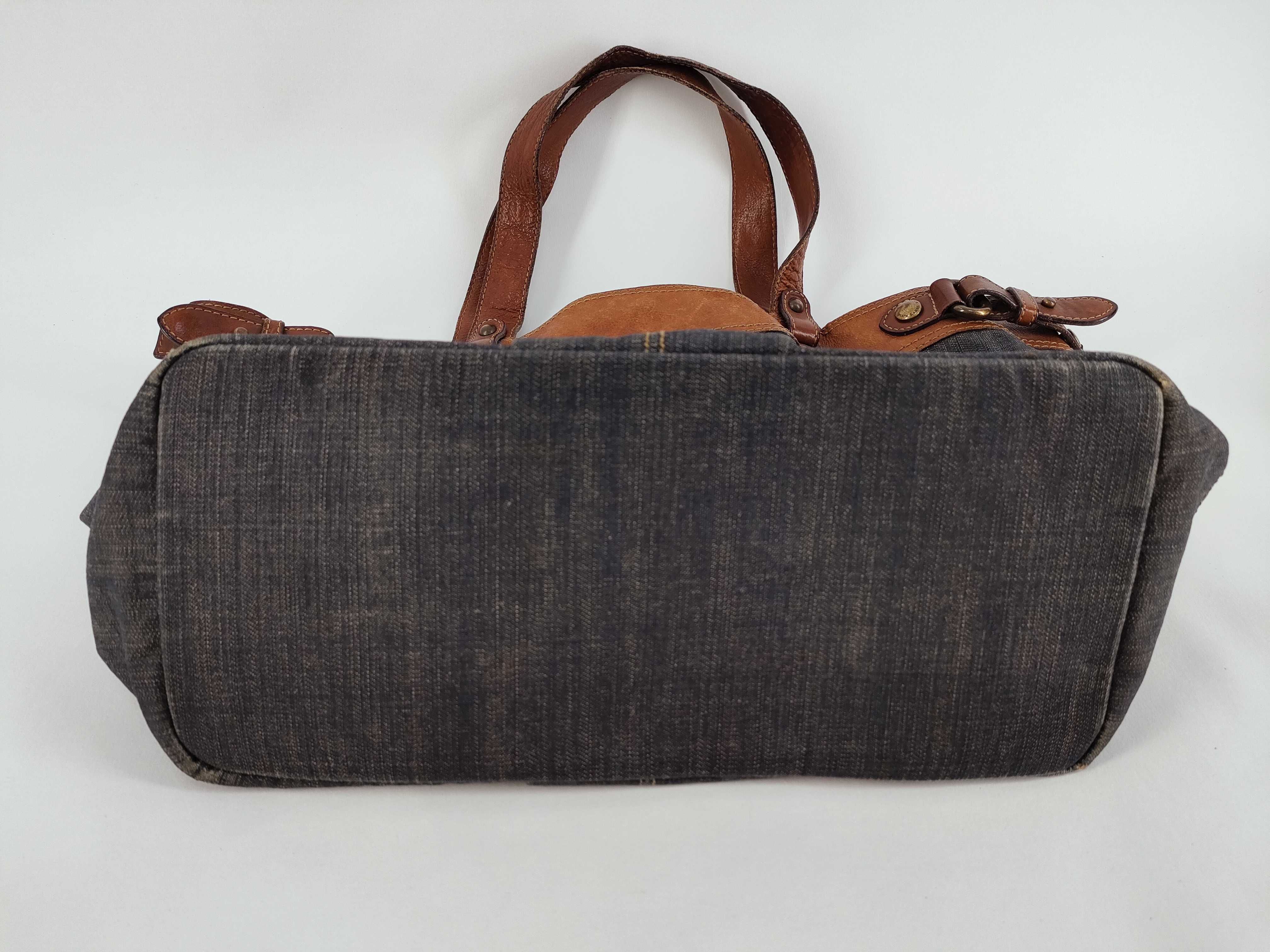 Blue Label Burberry Blue Label Denim Tote Bag — view 7