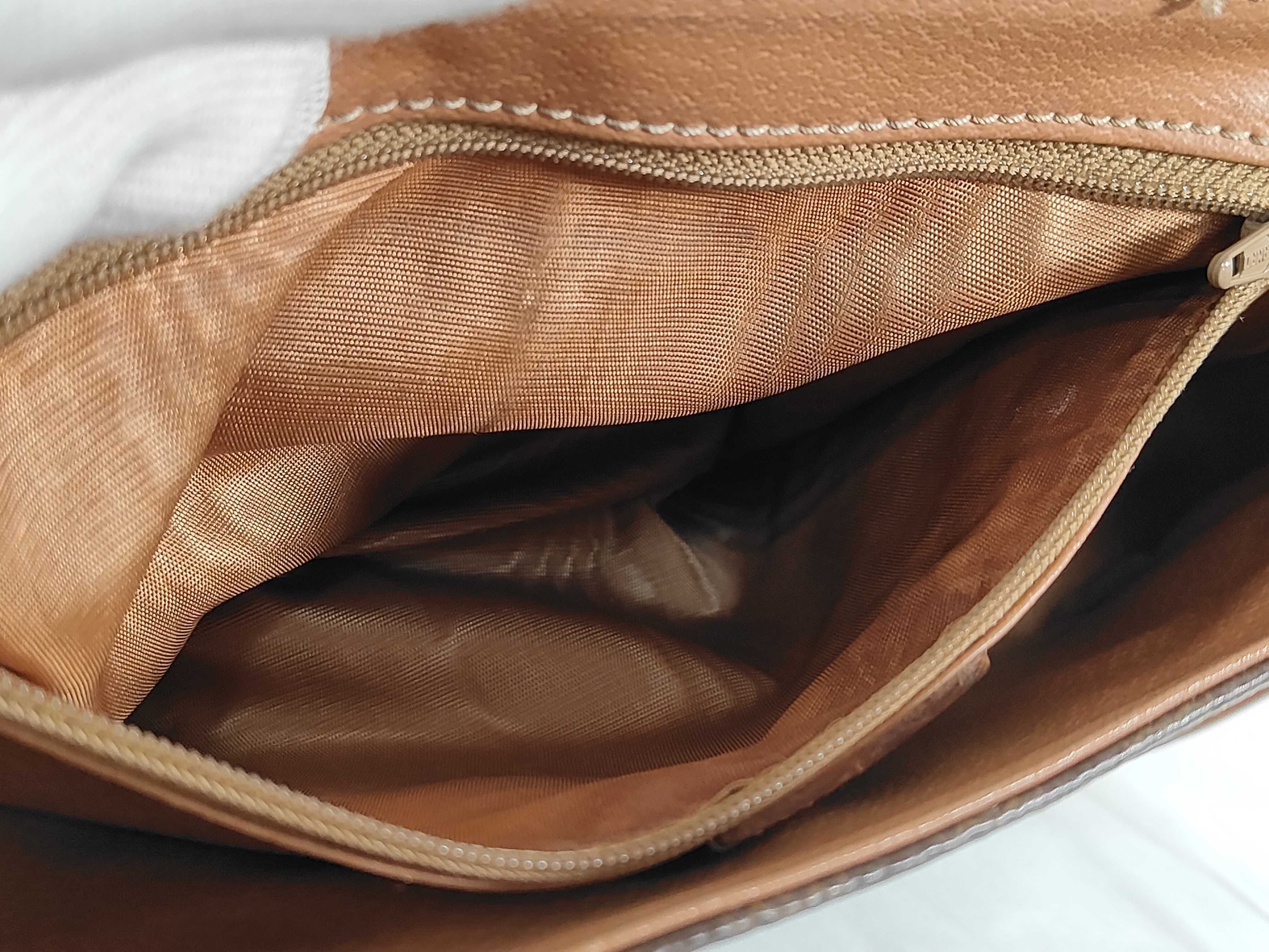 shoulder bag, Macadam pattern, brown shoulder bag — view 12