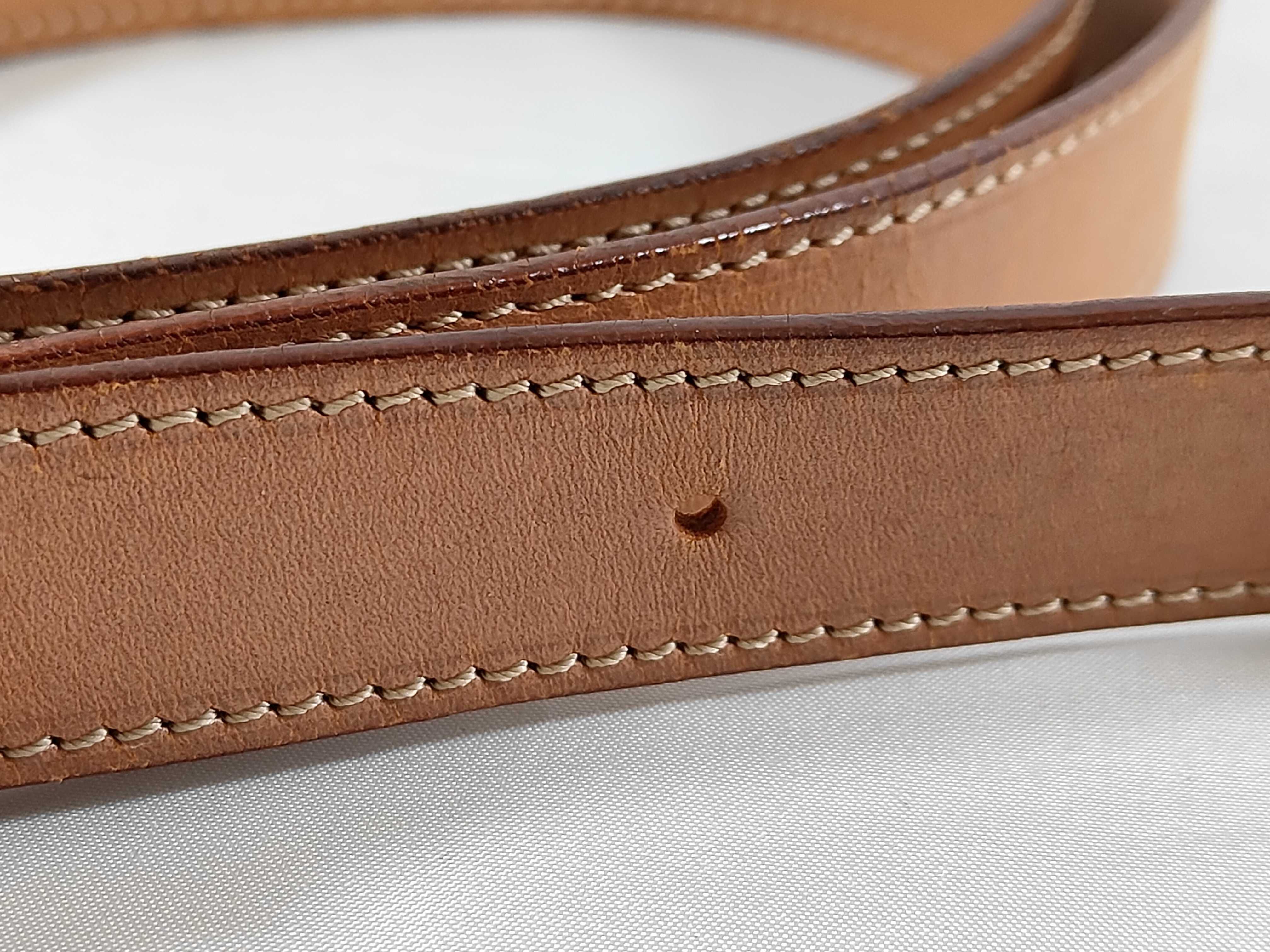 shoulder bag, Macadam pattern, brown shoulder bag — view 4
