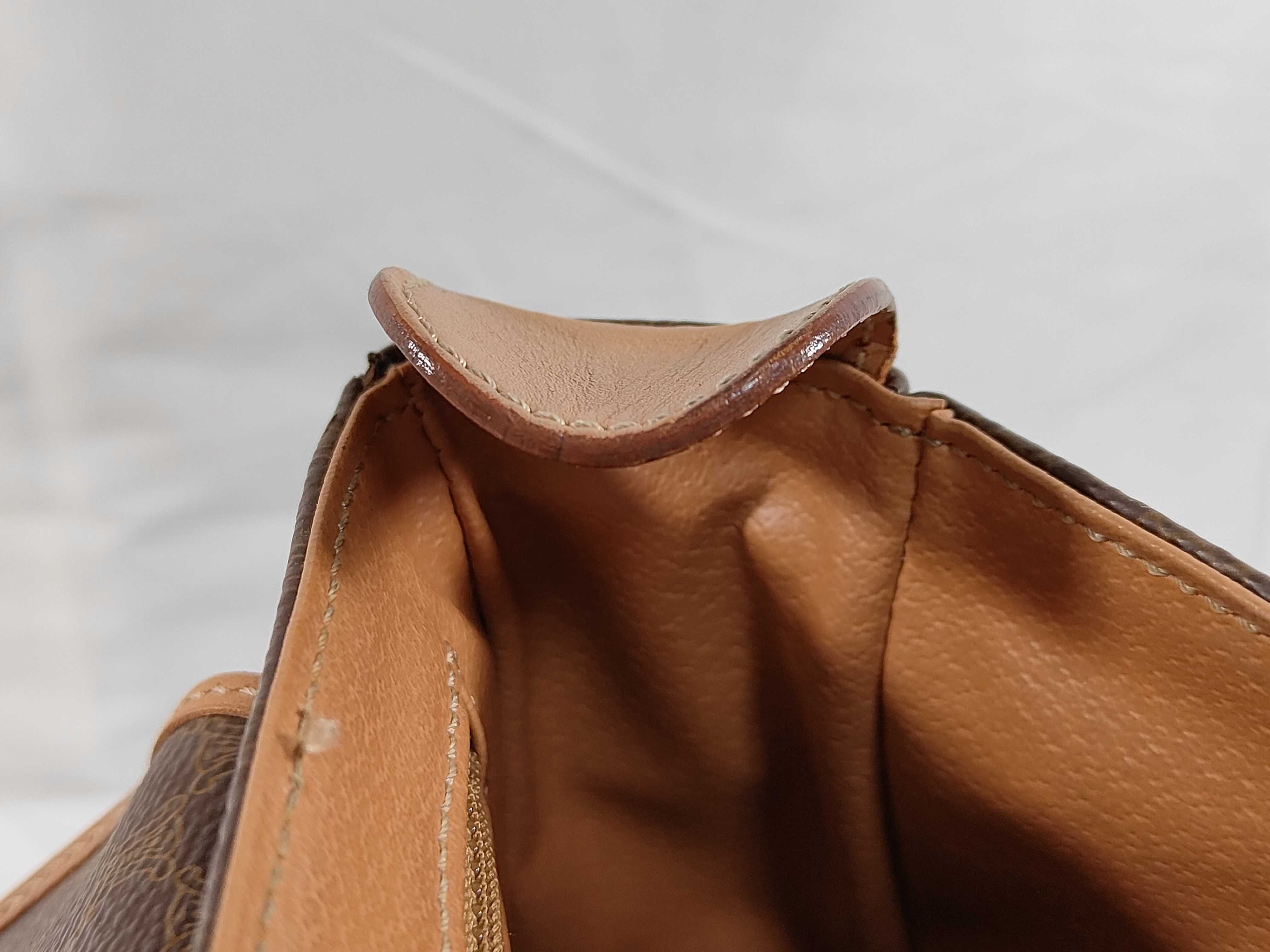 shoulder bag, Macadam pattern, brown shoulder bag — view 9