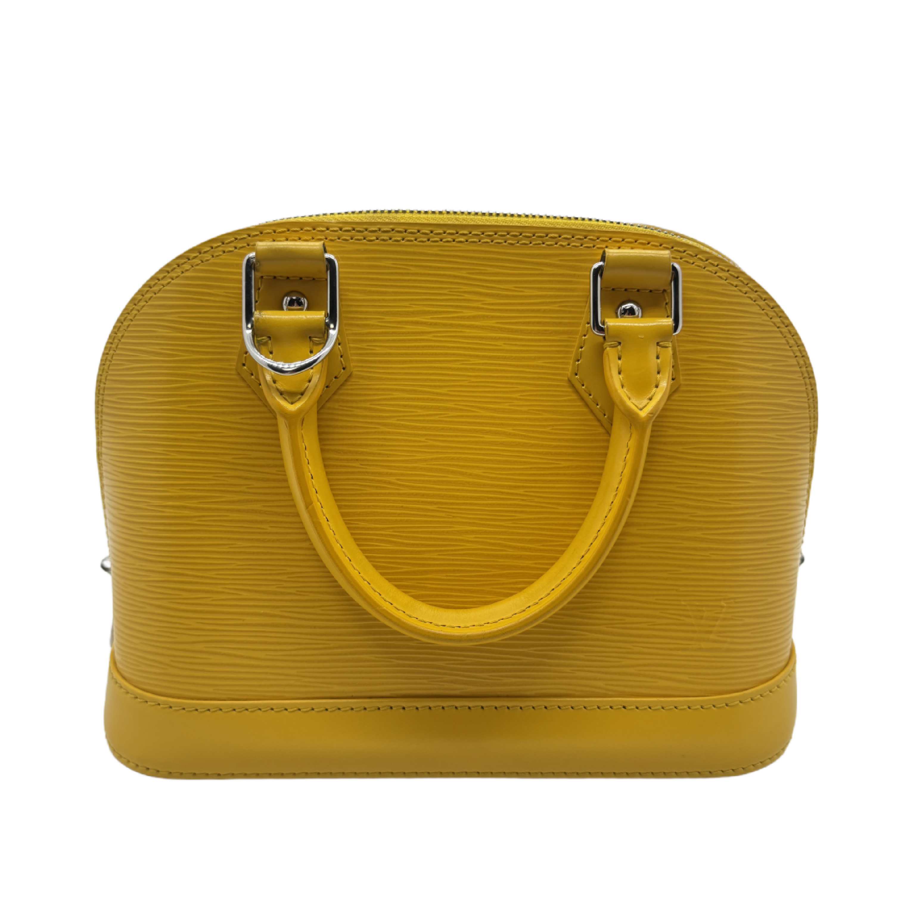 Epi Alma PM Yellow Handbag — view 2