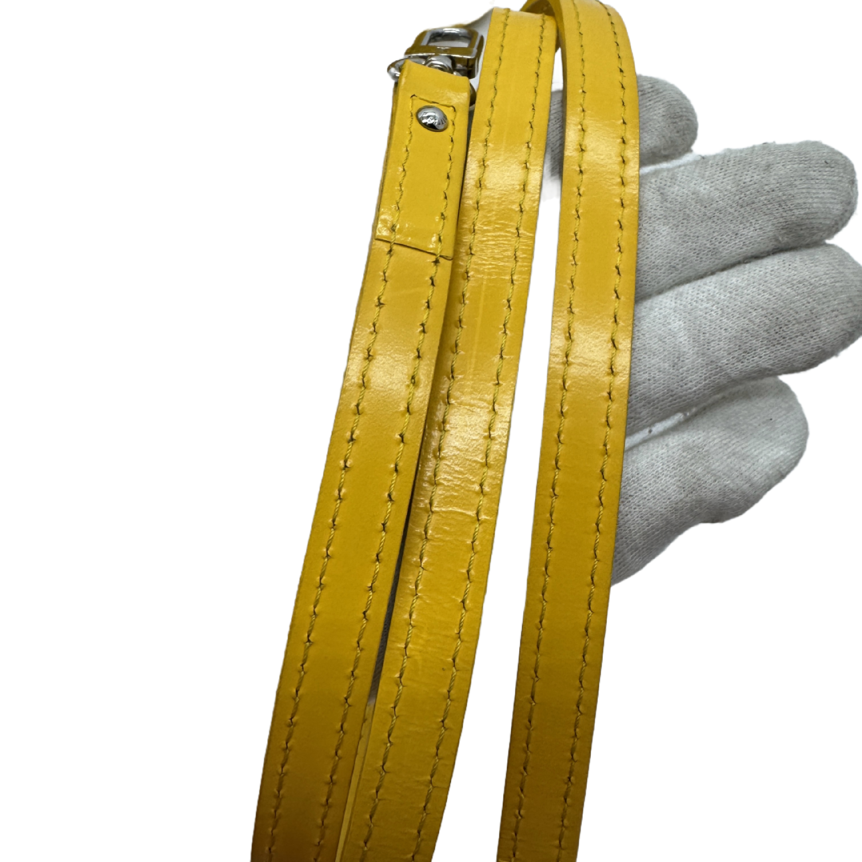 Epi Alma PM Yellow Handbag — view 12