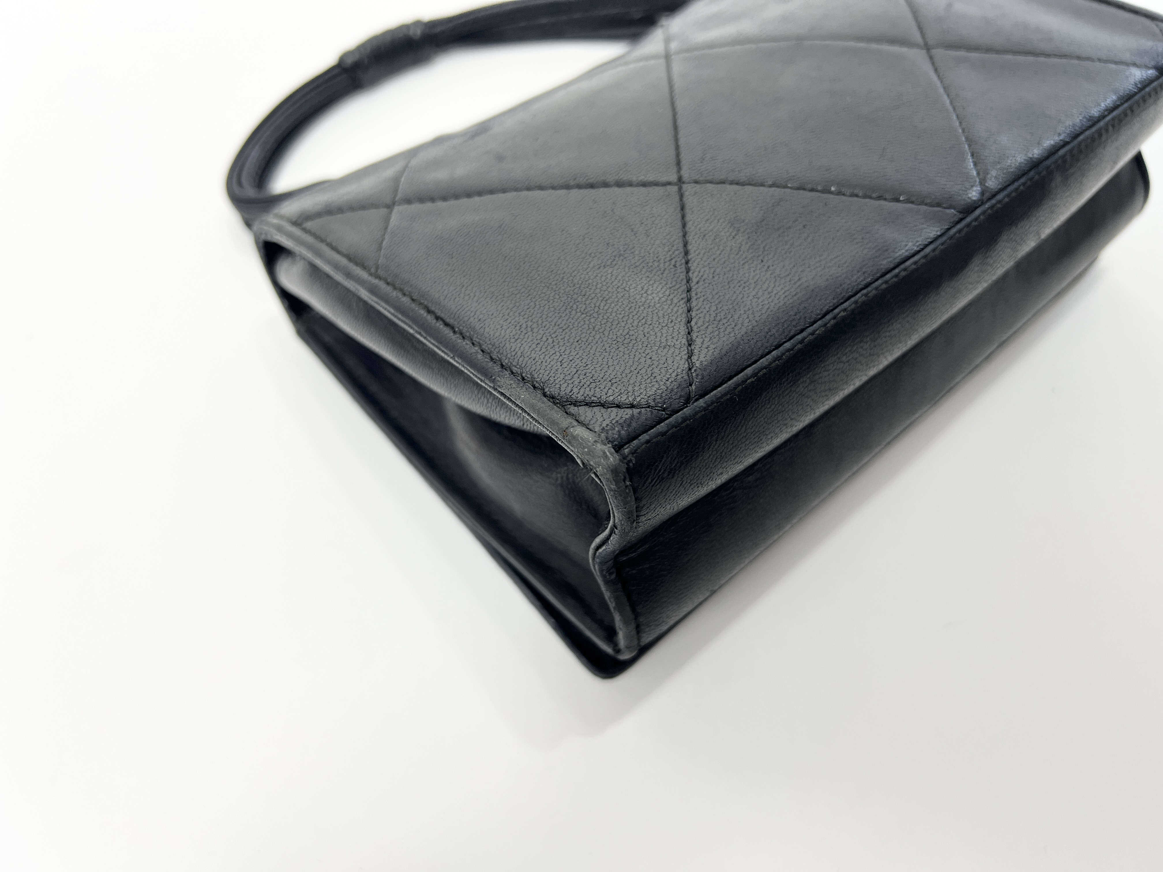 Matelassé Coco Mark Stitch Lambskin Leather Handbag (Serial Number 0) — view 12