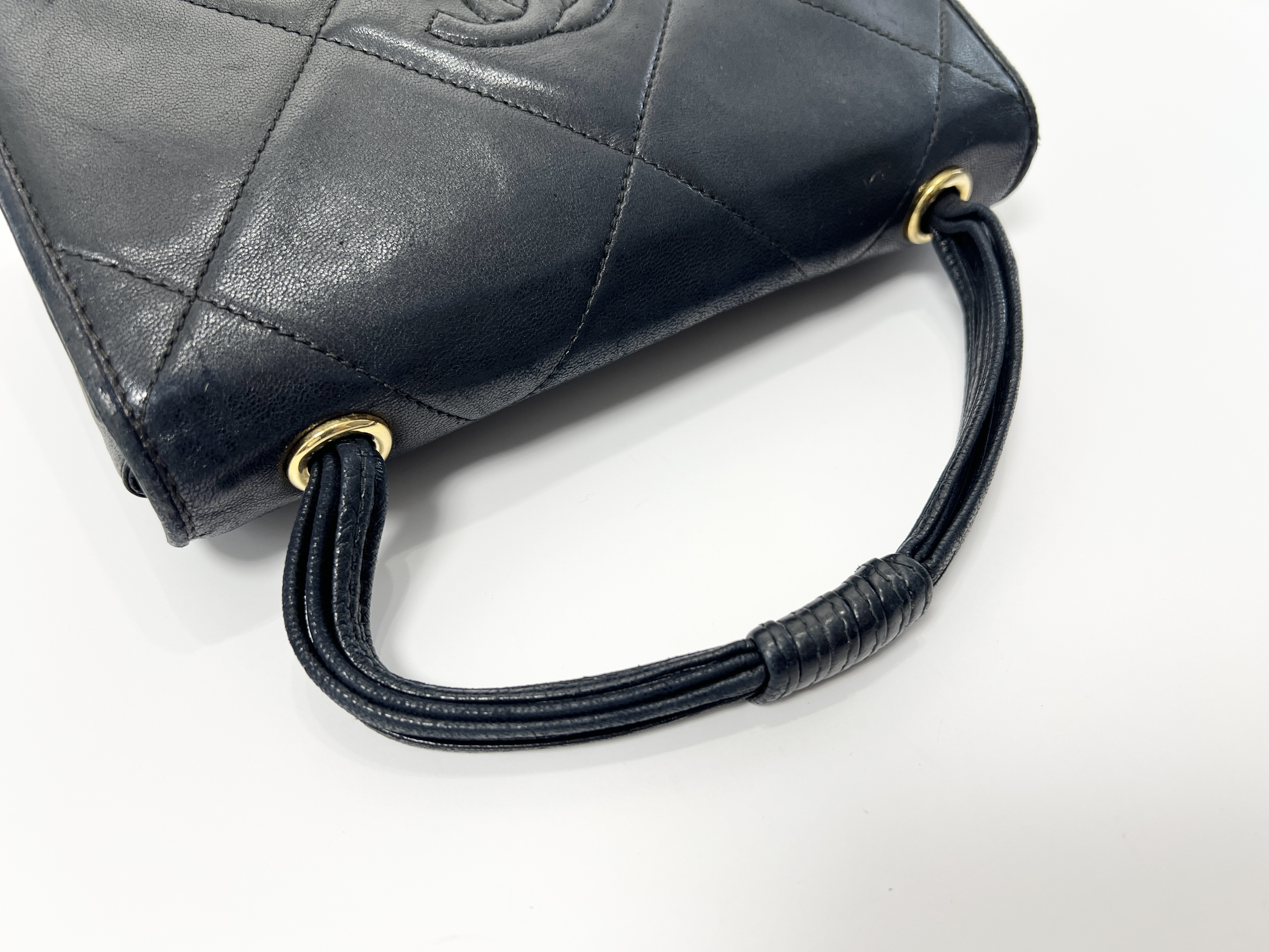 Matelassé Coco Mark Stitch Lambskin Leather Handbag (Serial Number 0) — view 3