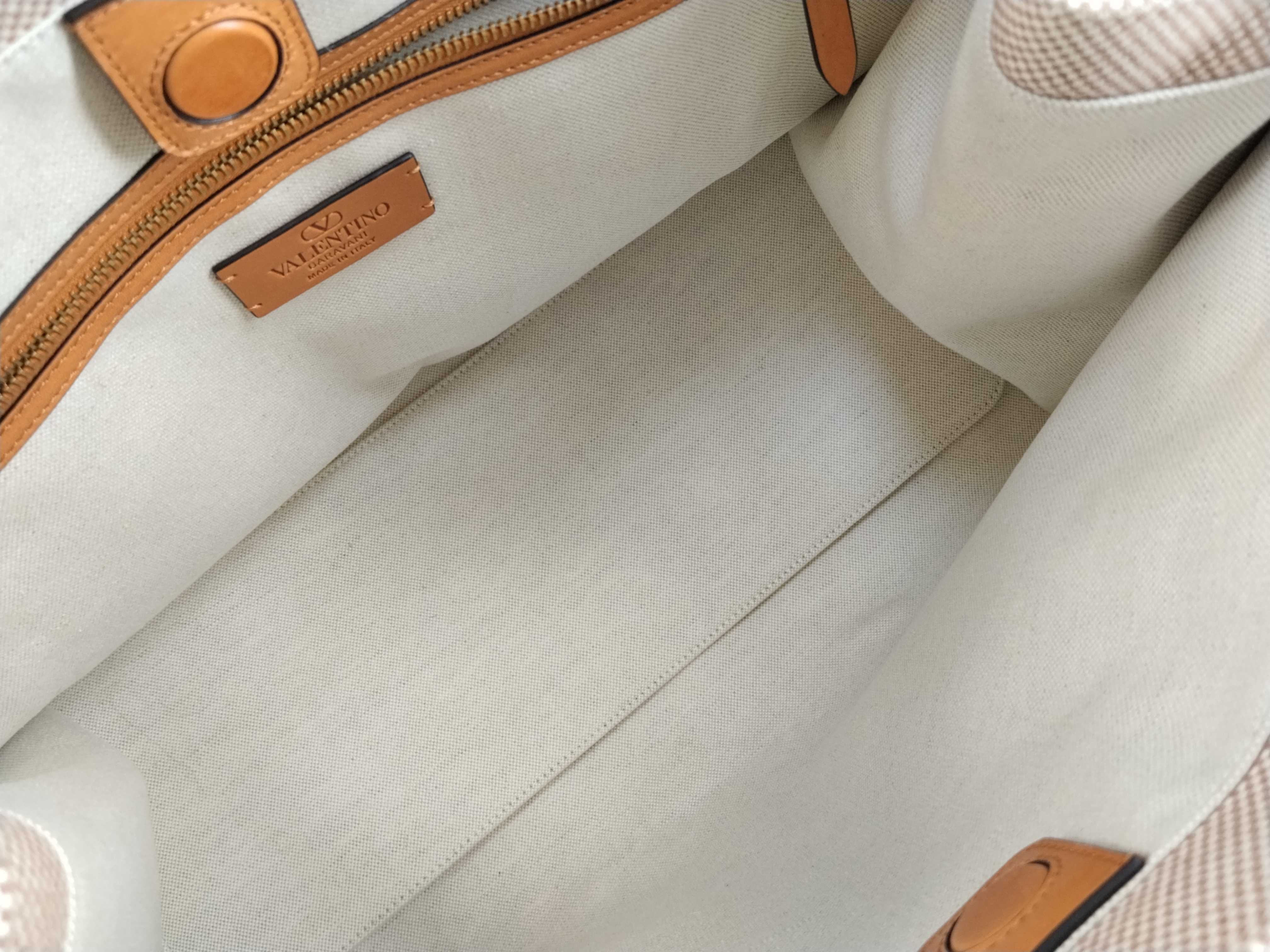 bag, Valentino Antibes large canvas tote bag. — view 11