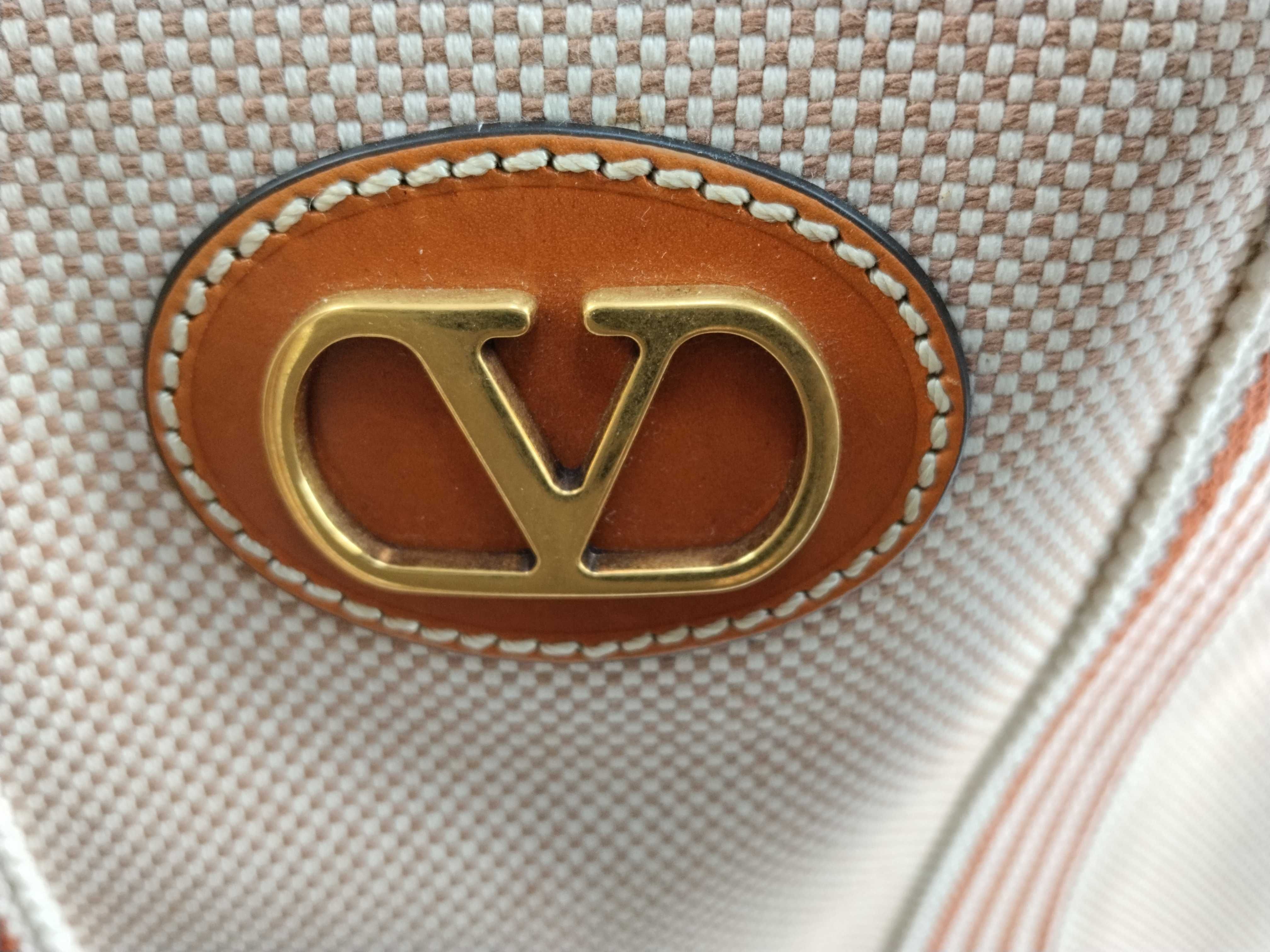 bag, Valentino Antibes large canvas tote bag. — view 15