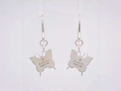 butterfly earrings, 925 sterling silver, 5.8g