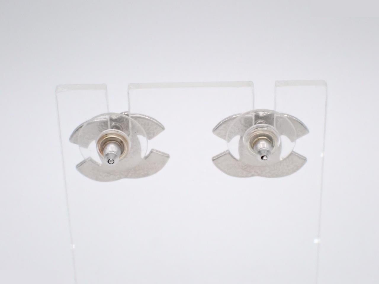Cocomark Silver Stone Earrings Box Included — view 2