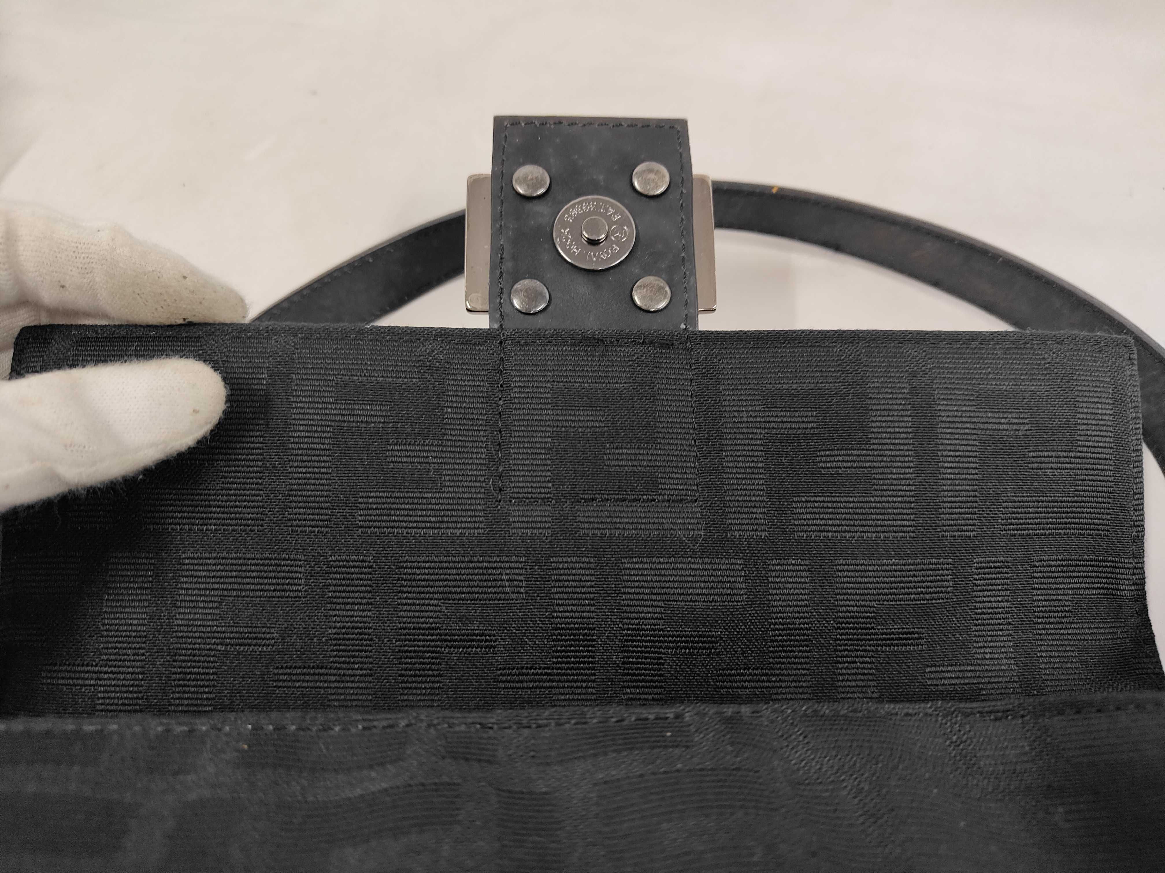 Zucca pattern Zucca one-shoulder bag, black shoulder bag — view 7