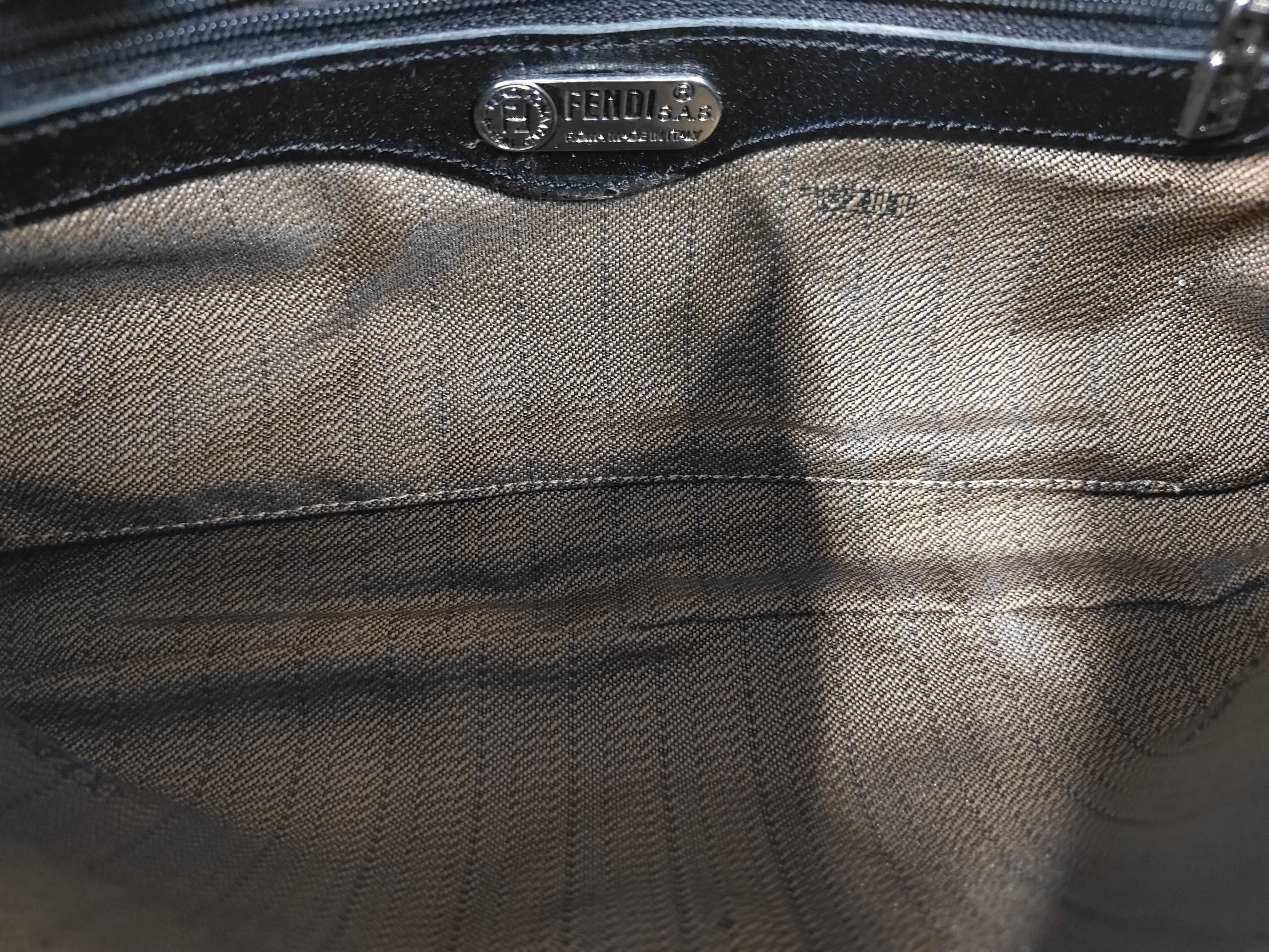 Zucca pattern Zucca one-shoulder bag, black shoulder bag — view 8