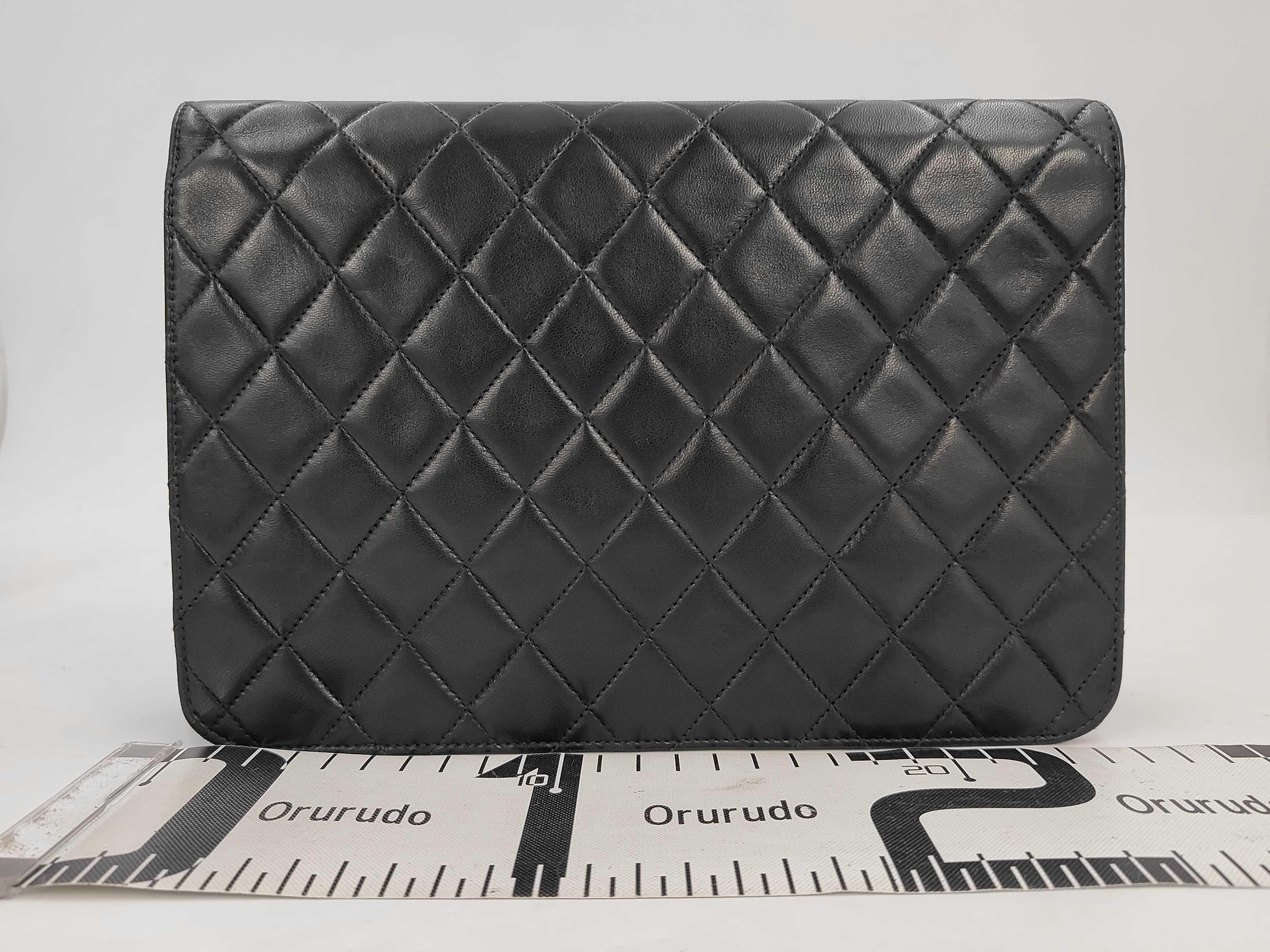 Lambskin Matelassé Chain Shoulder Bag — view 2