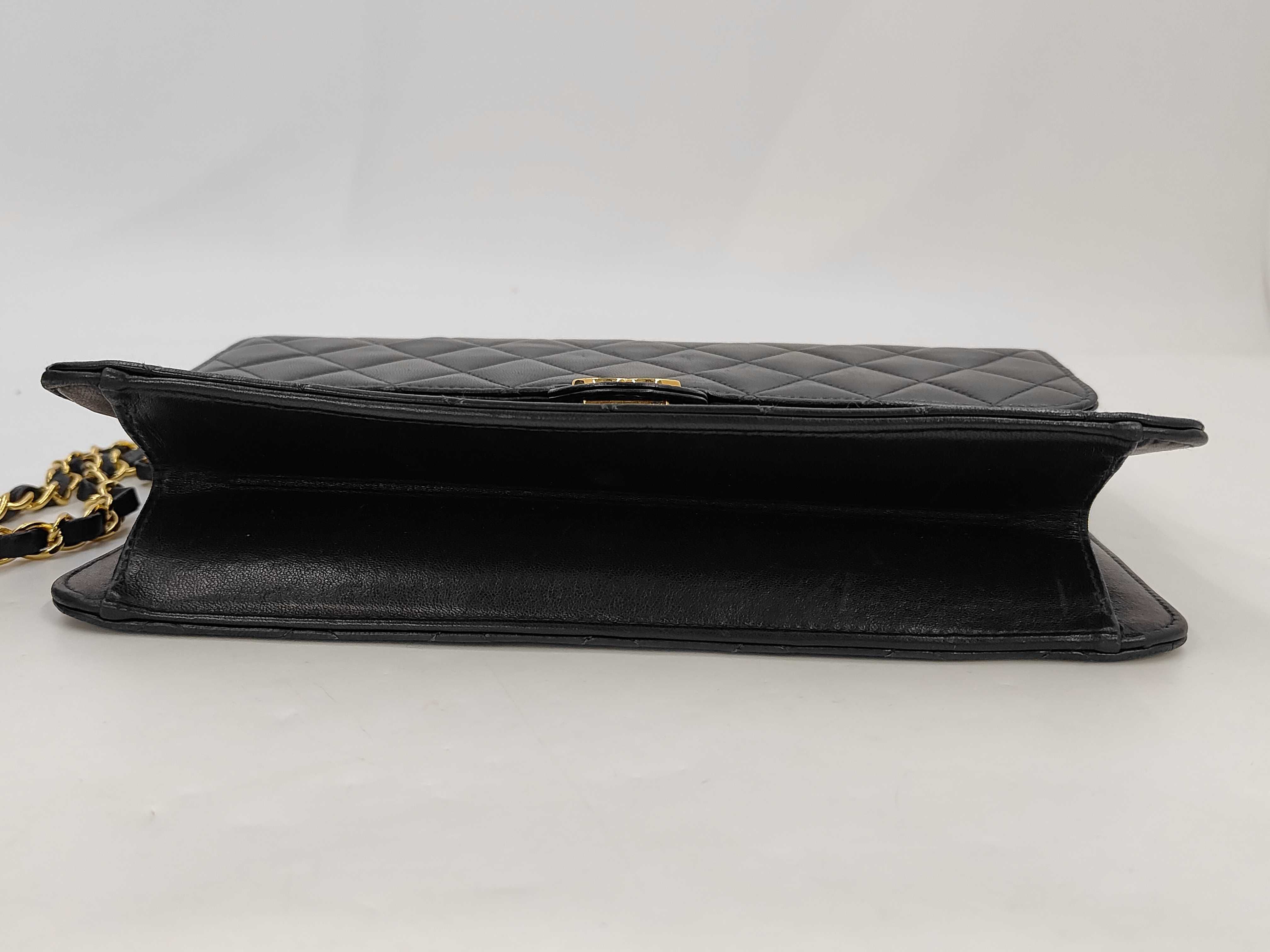 Lambskin Matelassé Chain Shoulder Bag — view 7