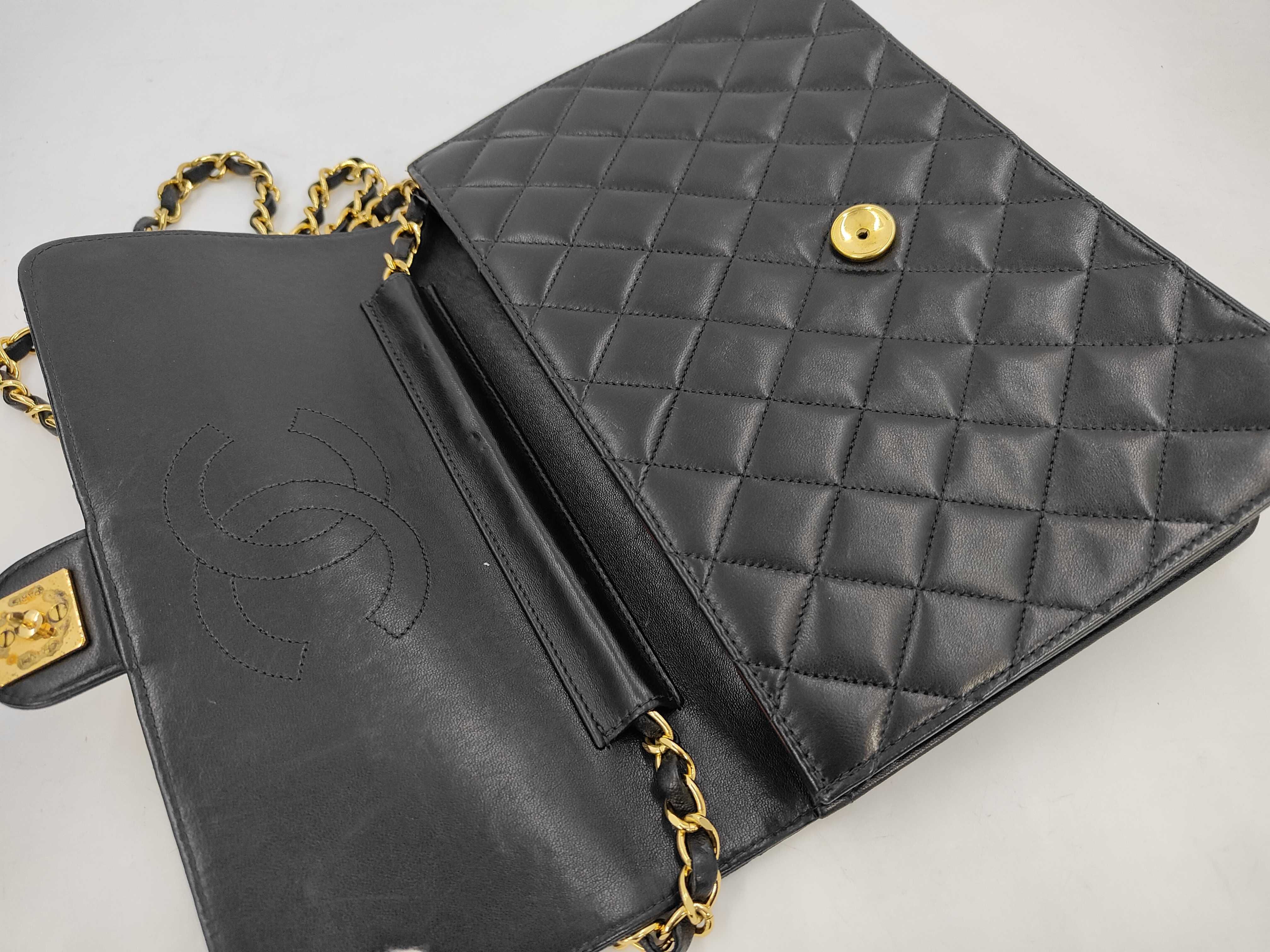 Lambskin Matelassé Chain Shoulder Bag — view 8