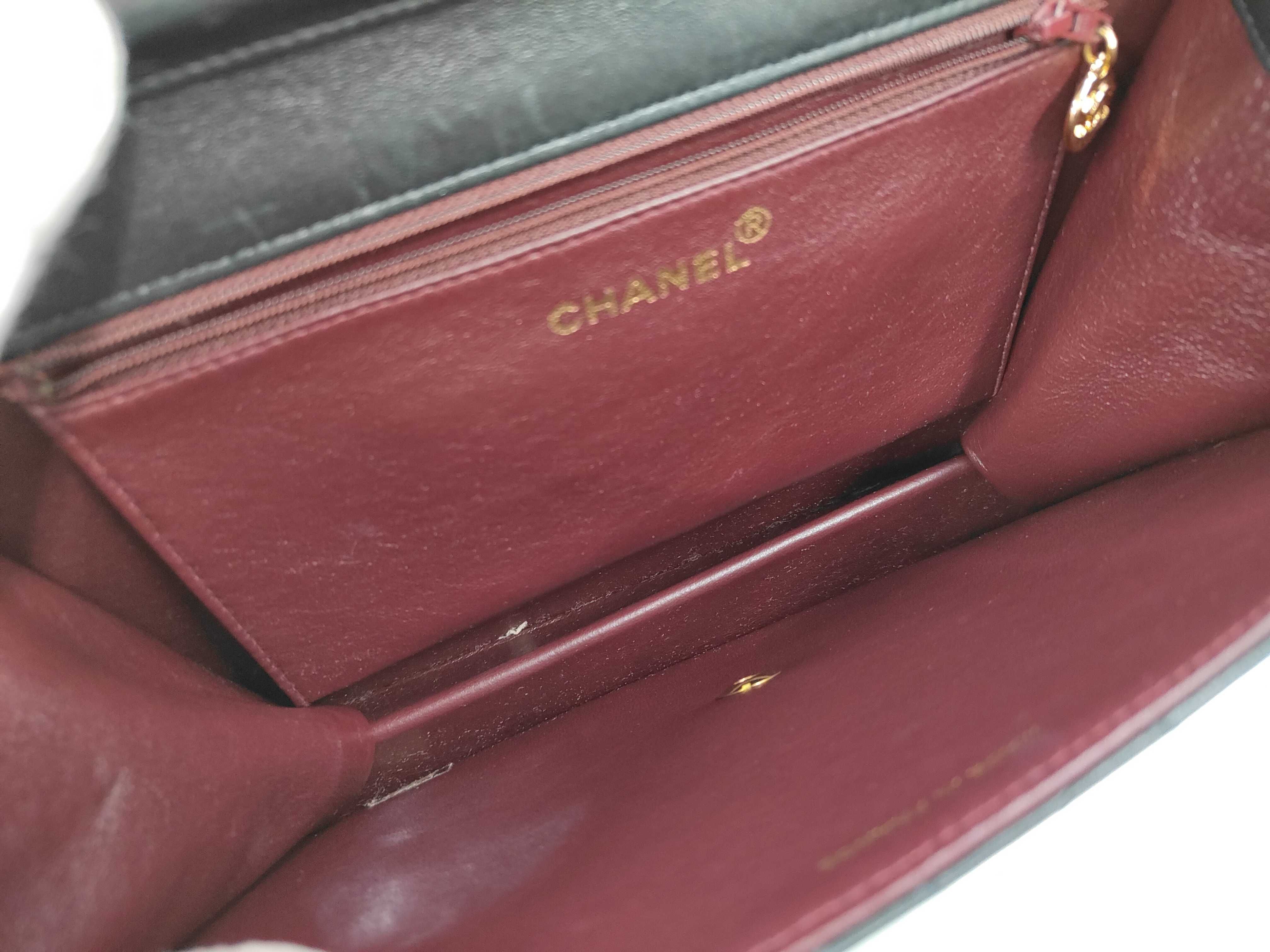 Lambskin Matelassé Chain Shoulder Bag — view 9