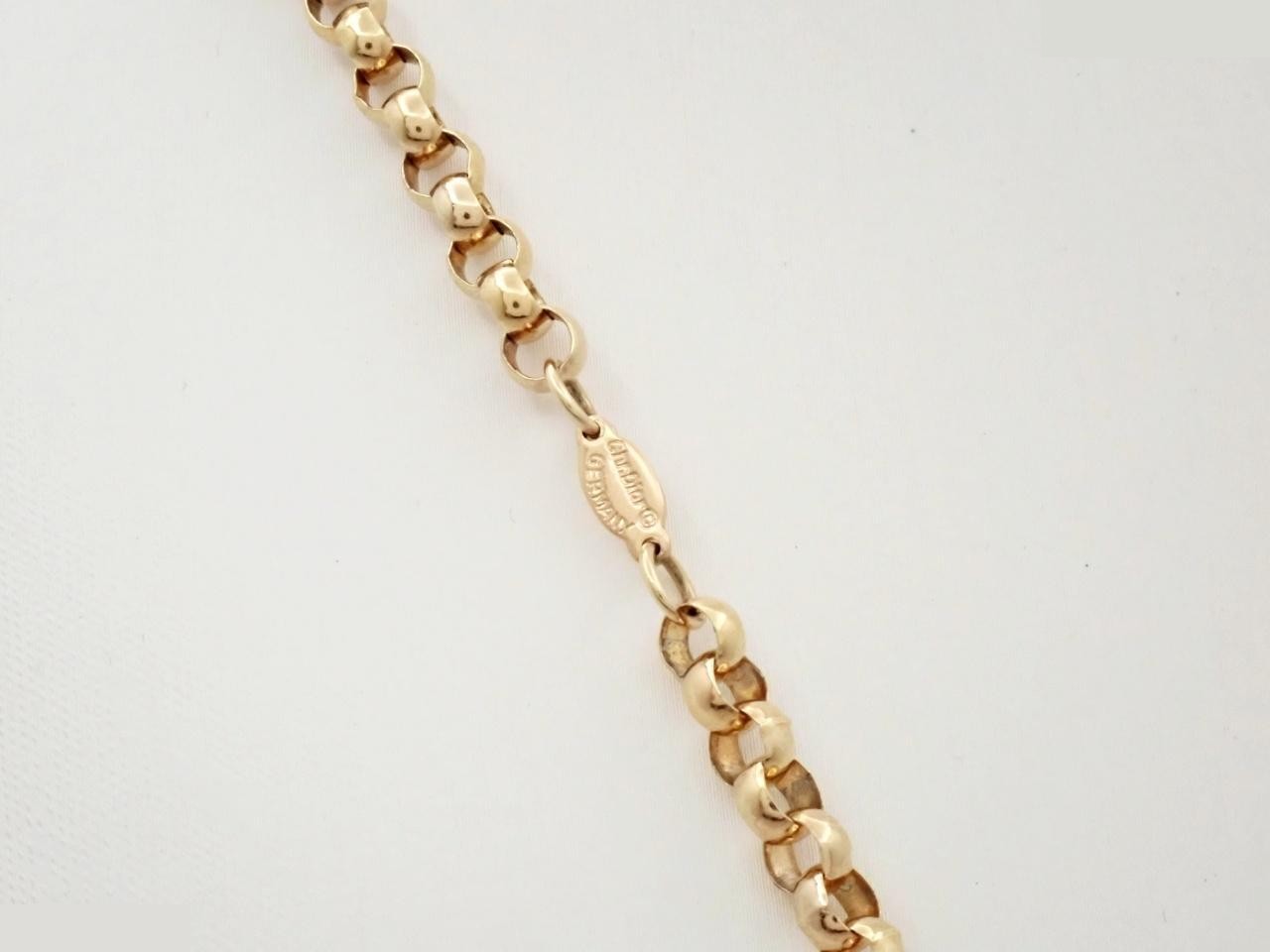 Long chain necklace, gold, chain approximately 200cm — view 2