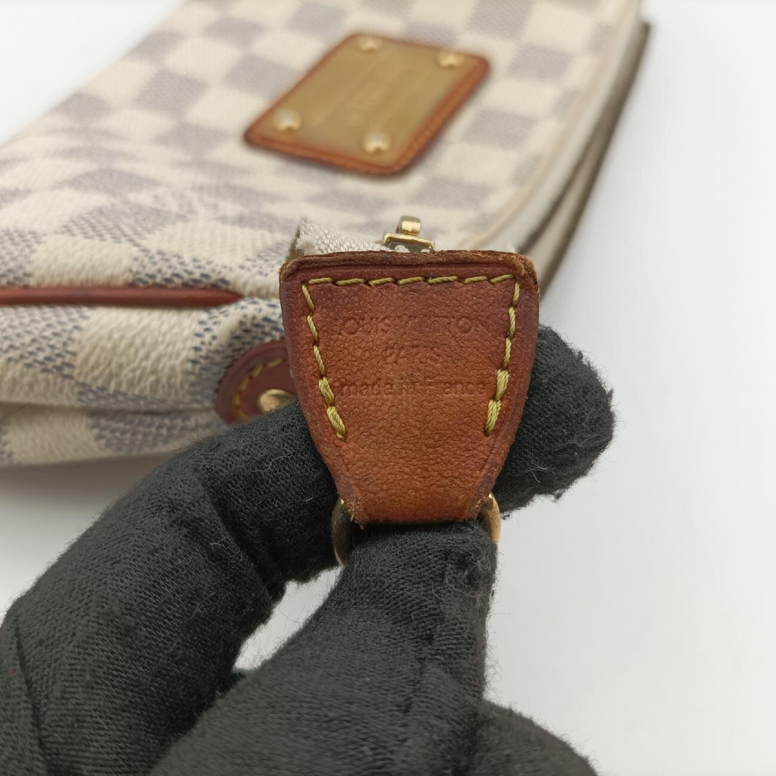 Eva Azur Damier Canvas N55214 DU3140 Handbag — view 7