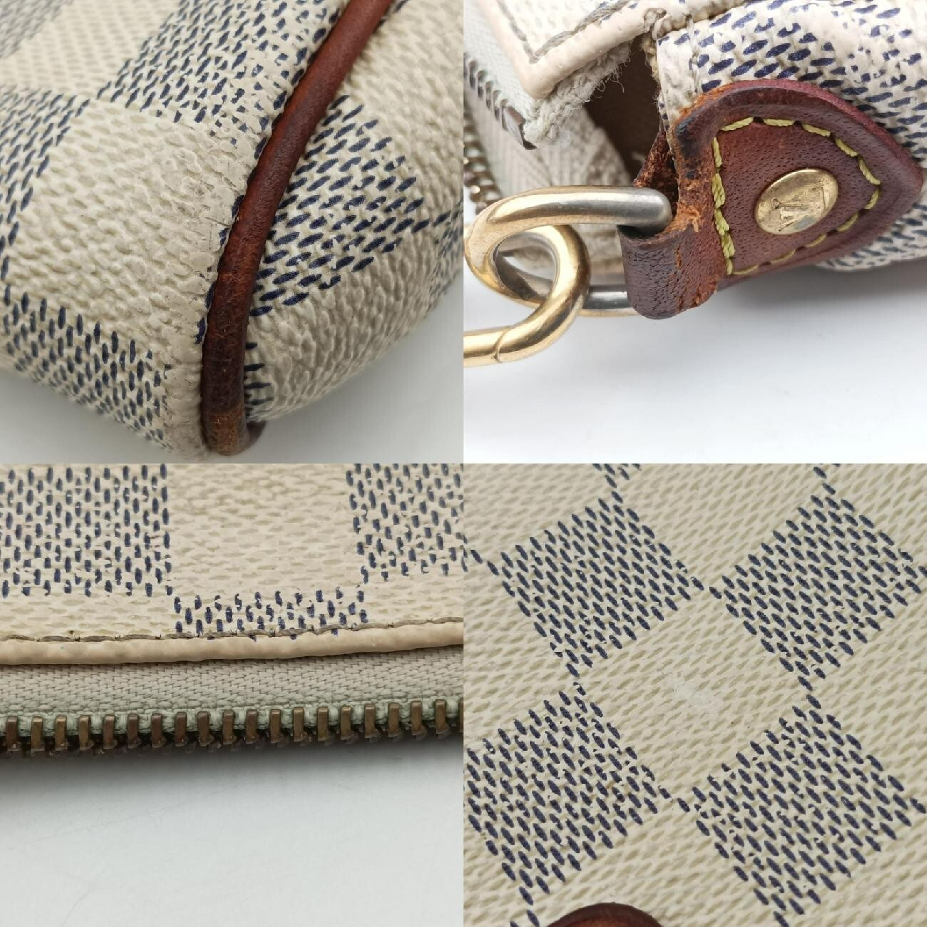 Eva Azur Damier Canvas N55214 DU3140 Handbag — view 10